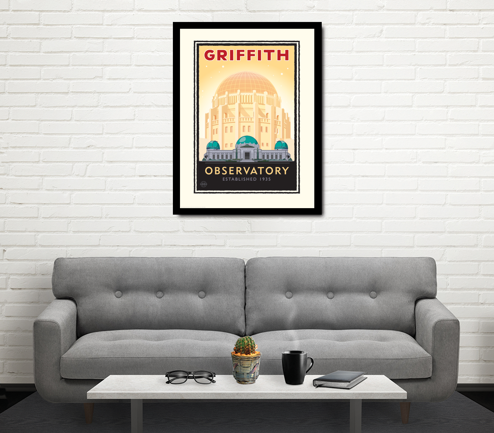 Landmark CA | Griffith Park Observatory Gold - My American Goods