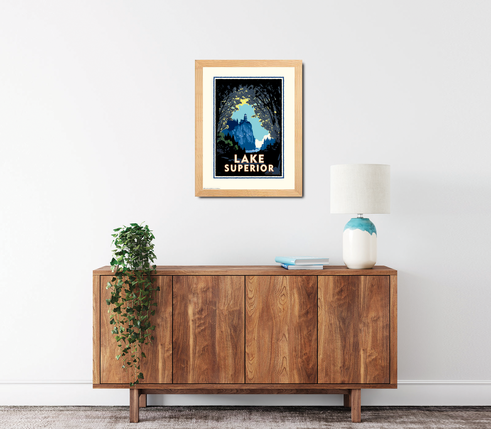 Landmark MN | Lake Superior Woods Art Print