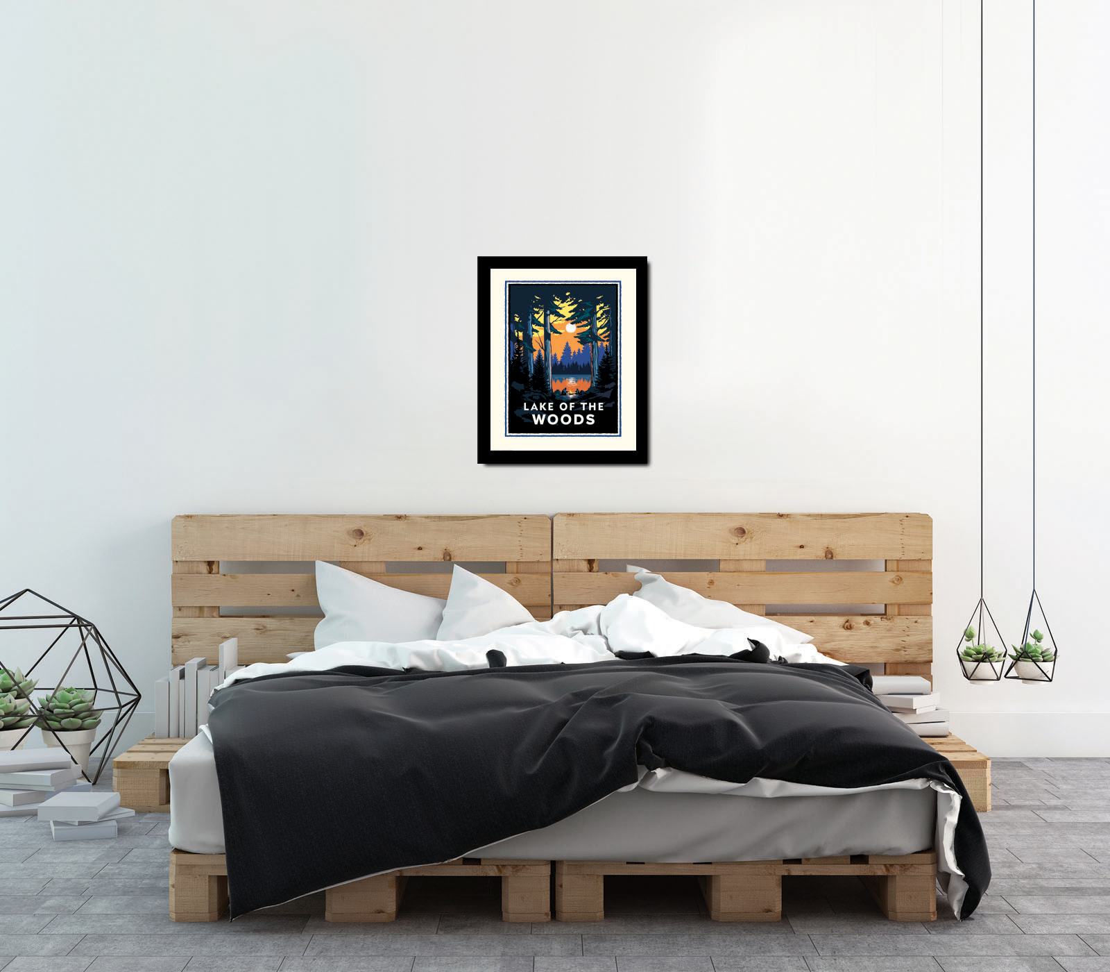 Landmark MN | Lake of the Woods Art Print - My American Goods