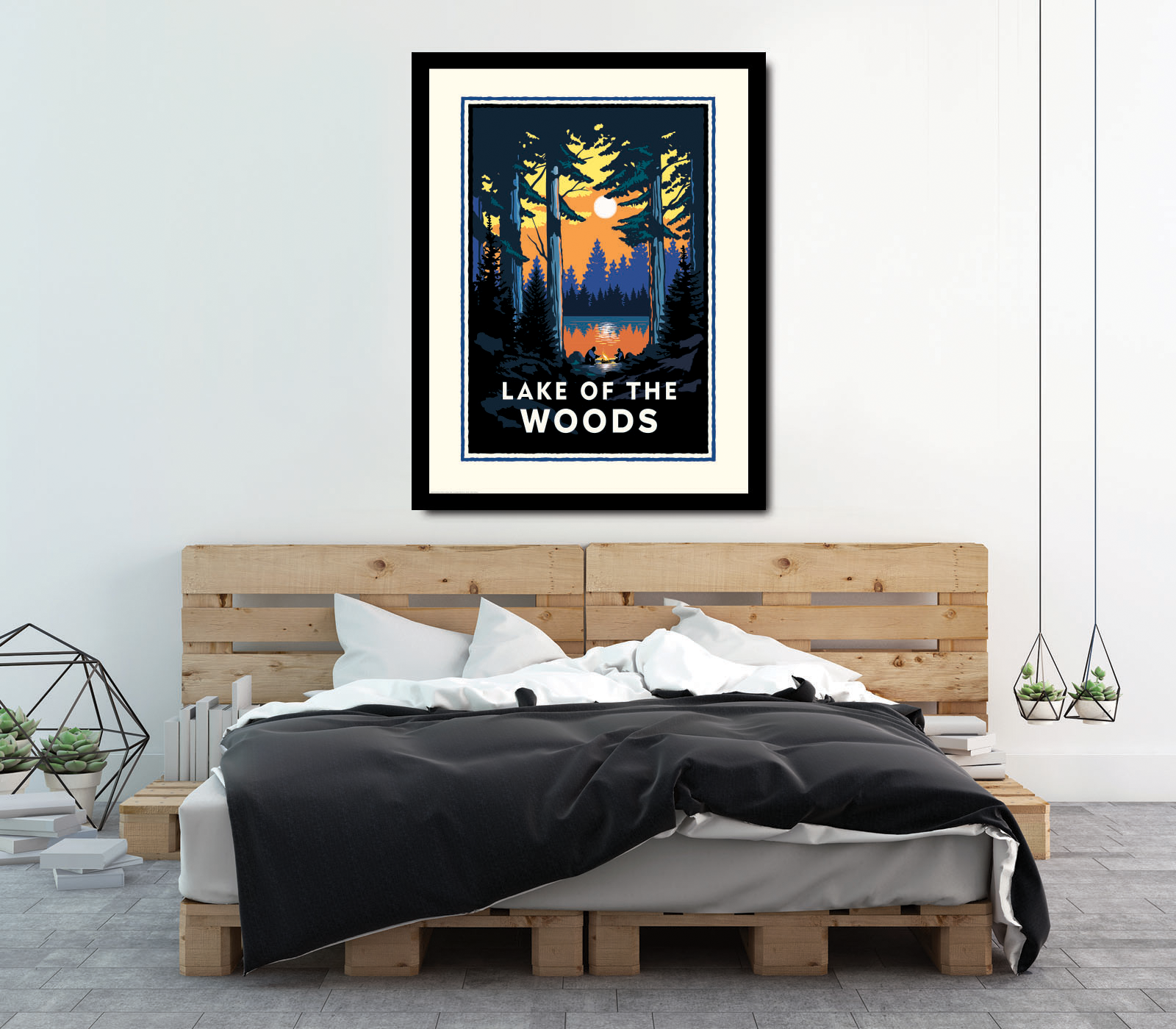 Landmark MN | Lake of the Woods Art Print - My American Goods