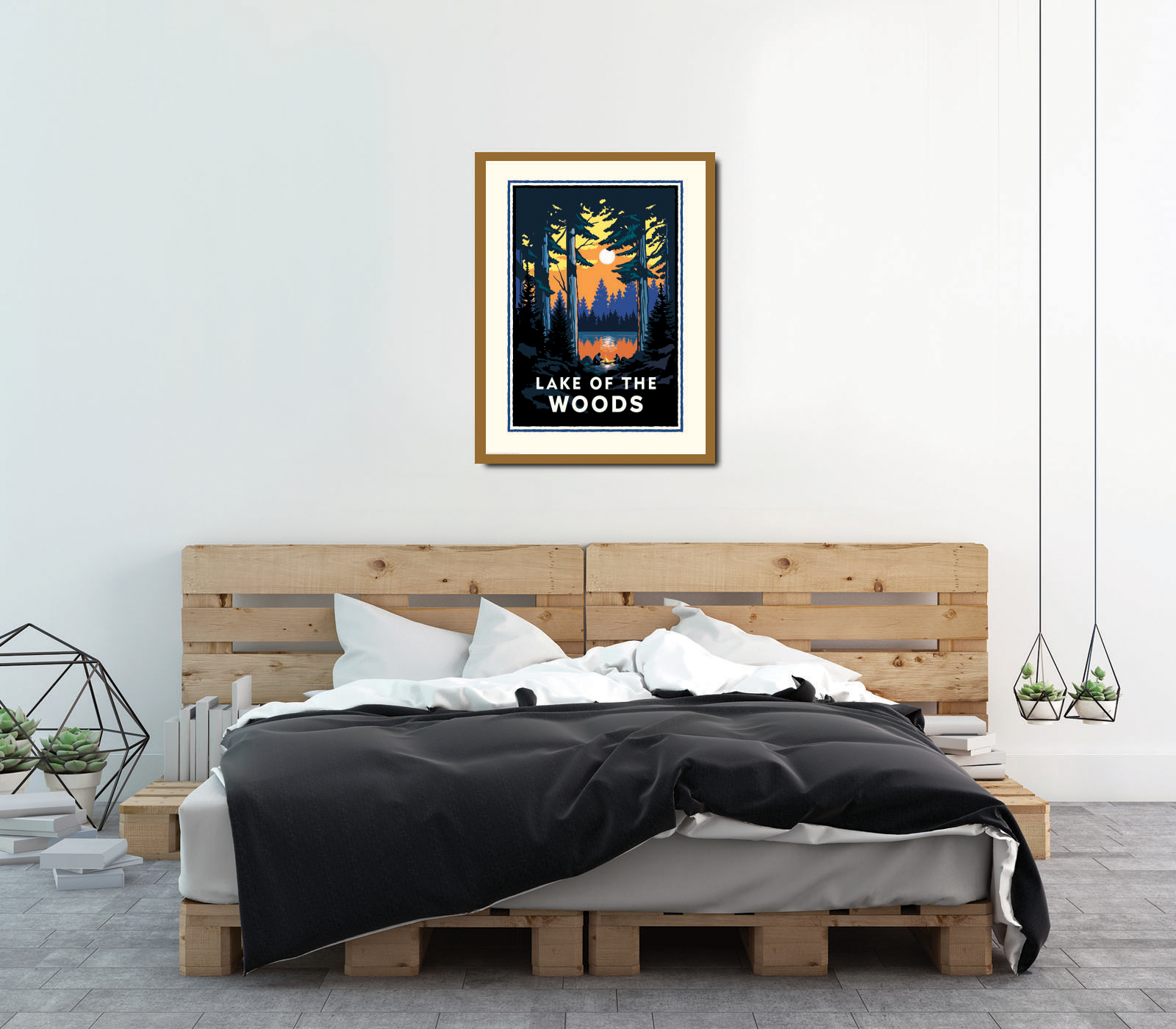 Landmark MN | Lake of the Woods Art Print - My American Goods