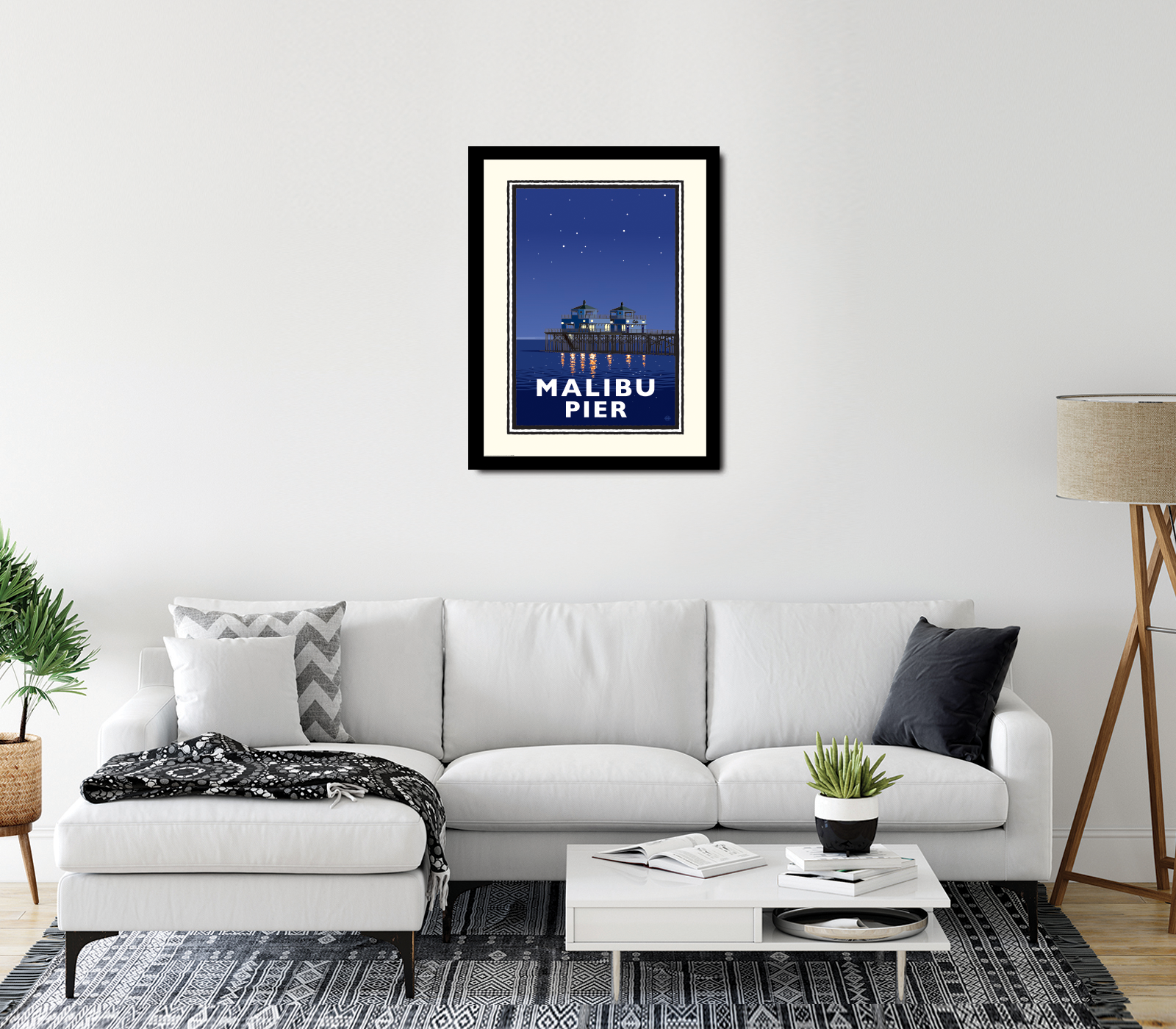 Landmark CA | Malibu Pier Night - My American Goods