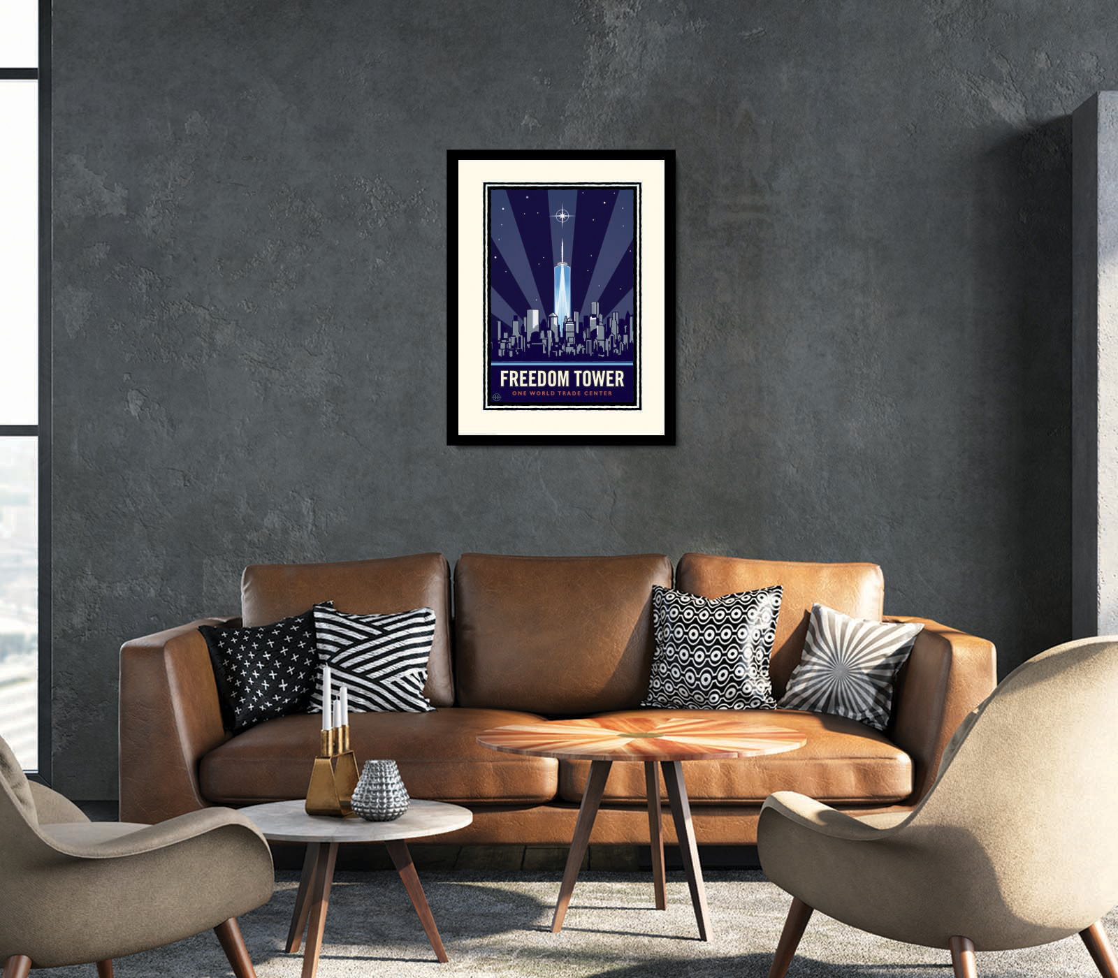 Landmark NY | Freedom Tower - One World Trade Center NYC Art Print - My American Goods