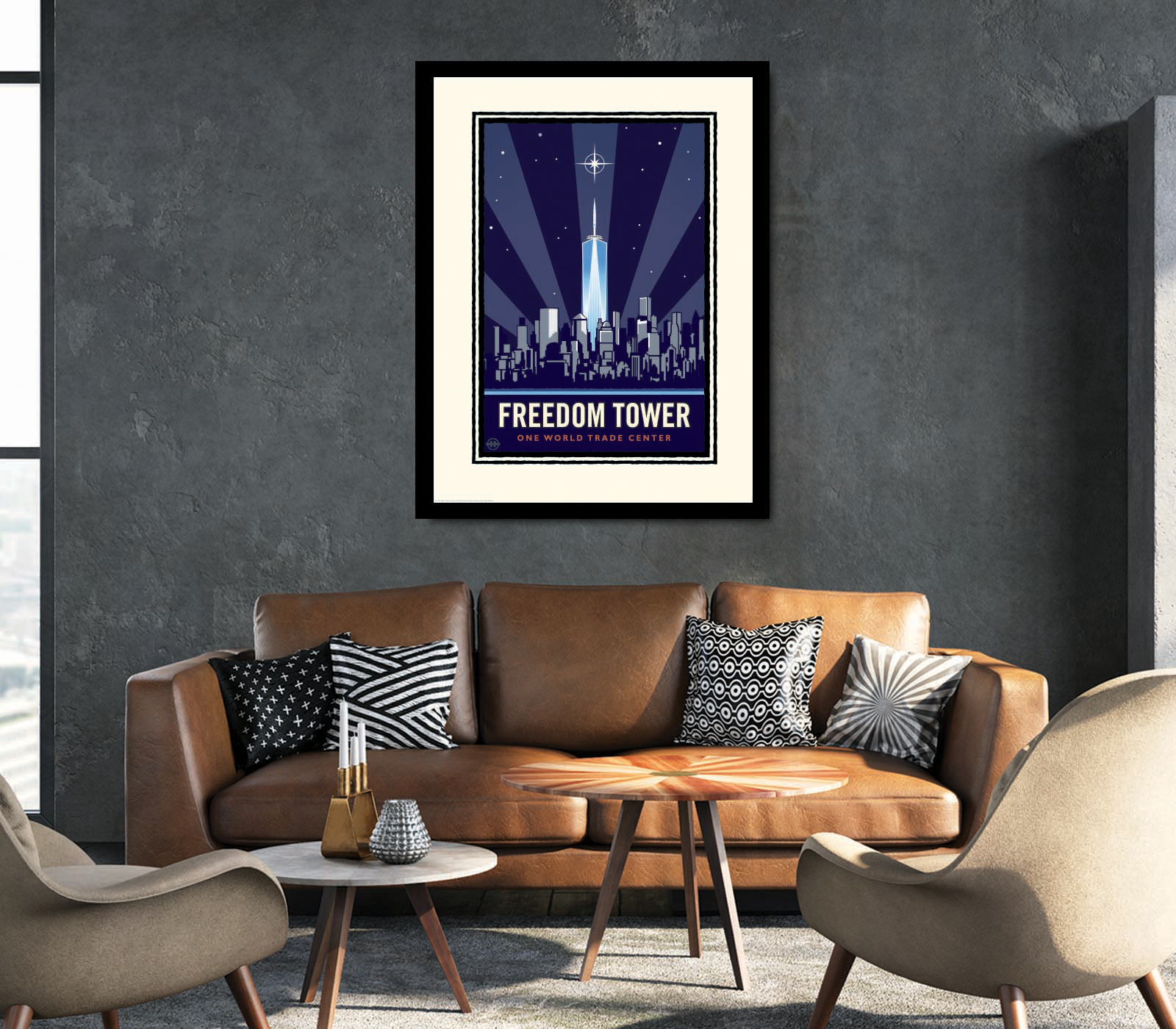 Landmark NY | Freedom Tower - One World Trade Center NYC Art Print - My American Goods