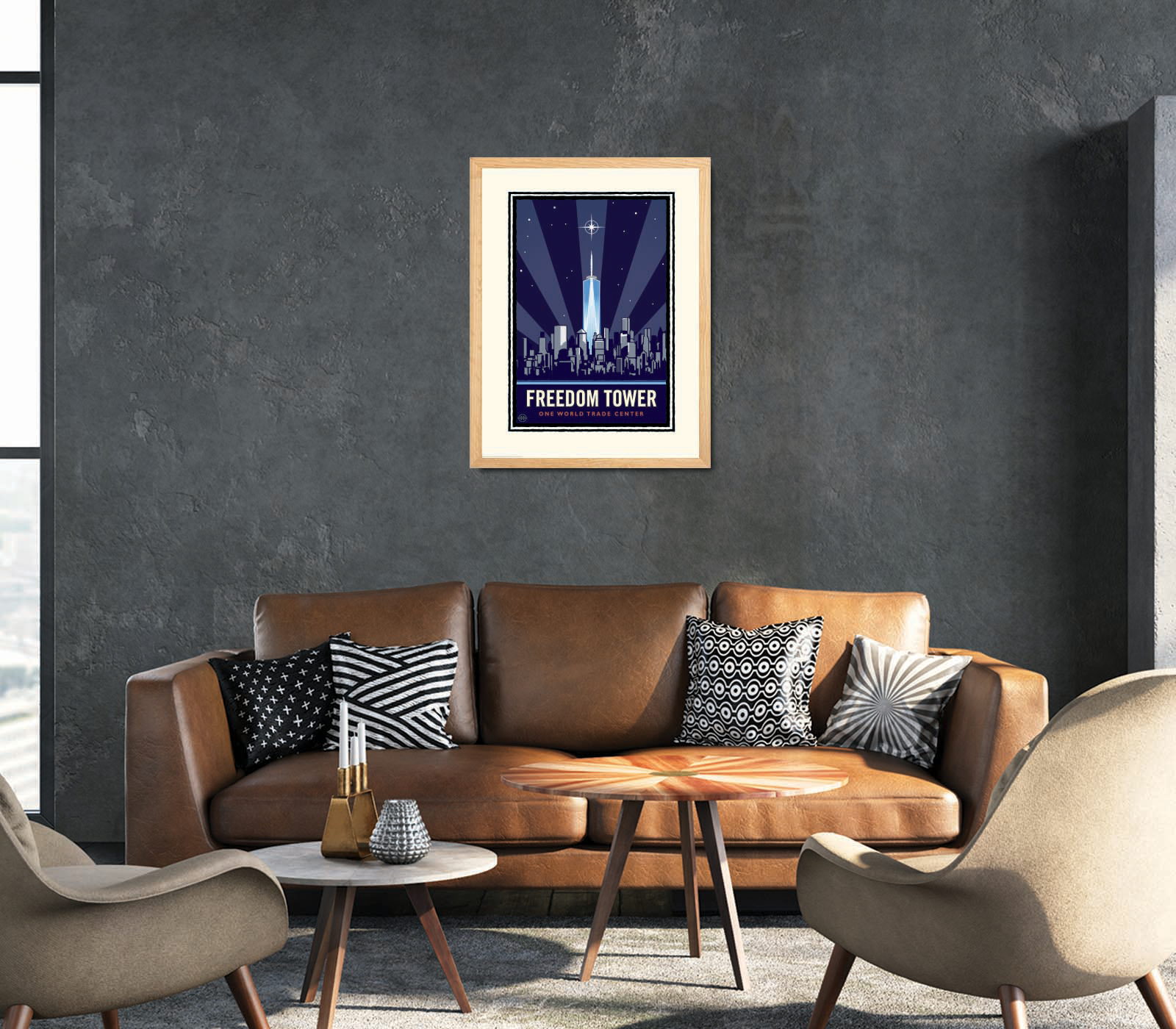 Landmark NY | Freedom Tower - One World Trade Center NYC Art Print - My American Goods