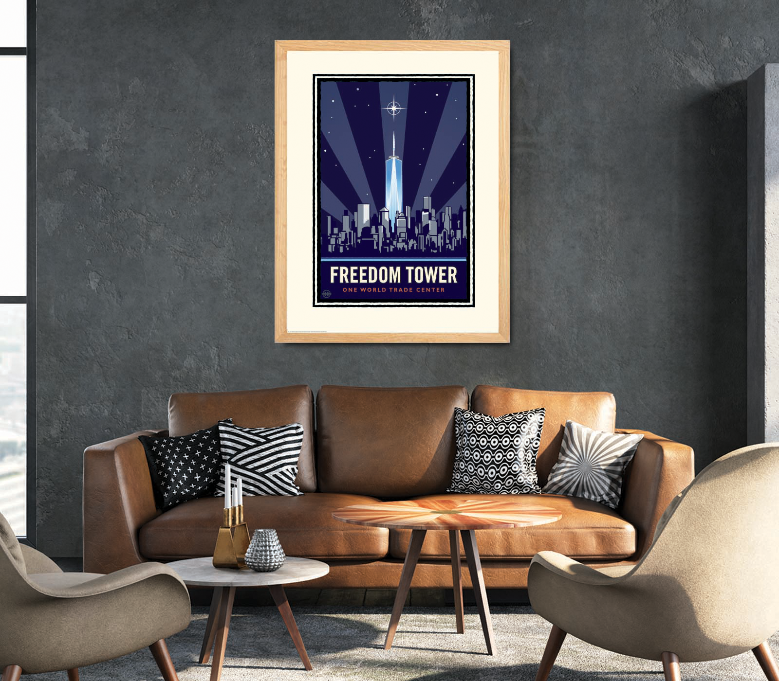 Landmark NY | Freedom Tower - One World Trade Center NYC Art Print - My American Goods