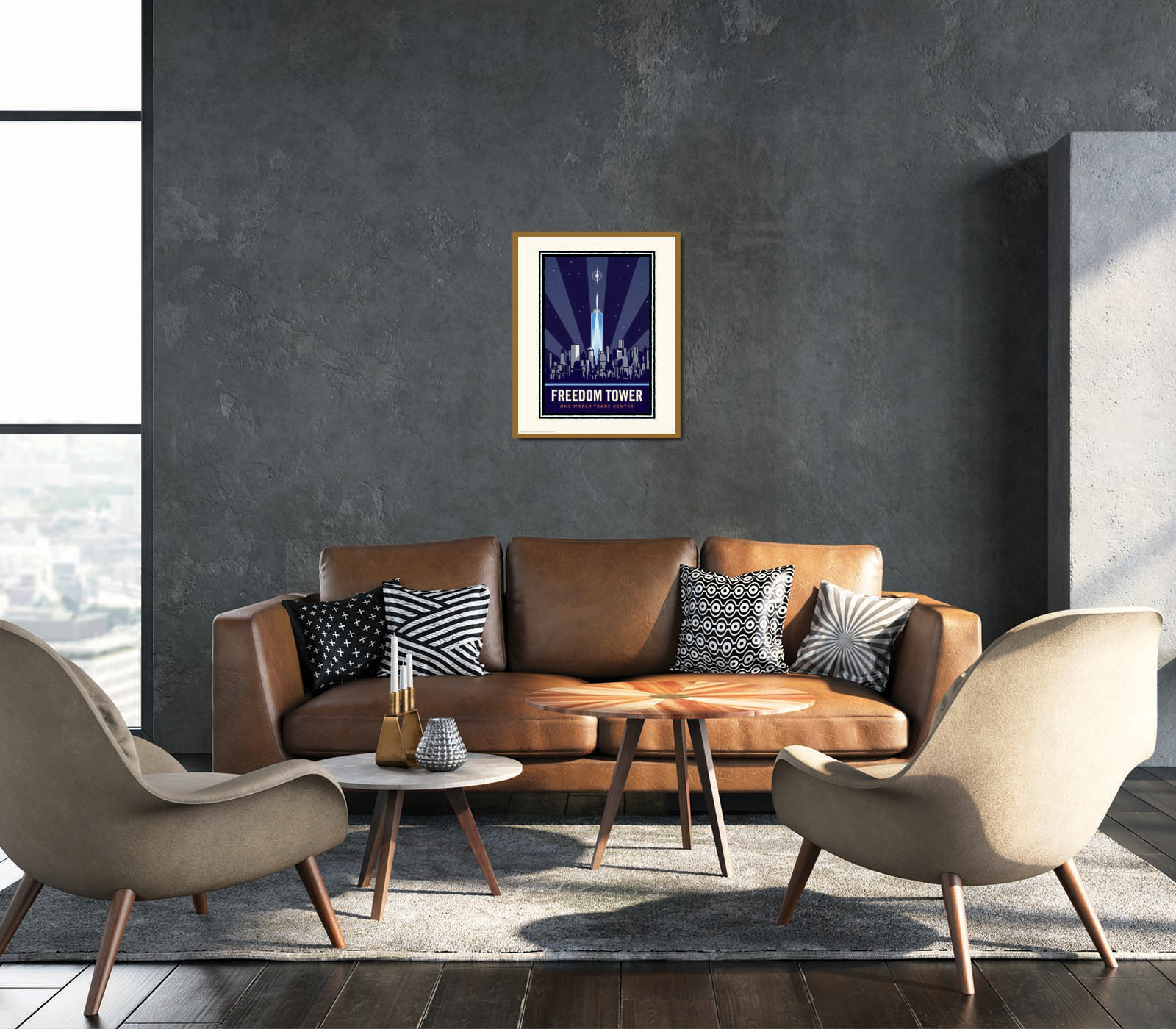 Landmark NY | Freedom Tower - One World Trade Center NYC Art Print - My American Goods