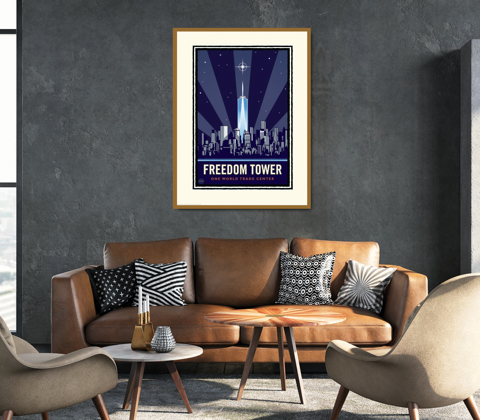 Landmark NY | Freedom Tower - One World Trade Center NYC Art Print - My American Goods