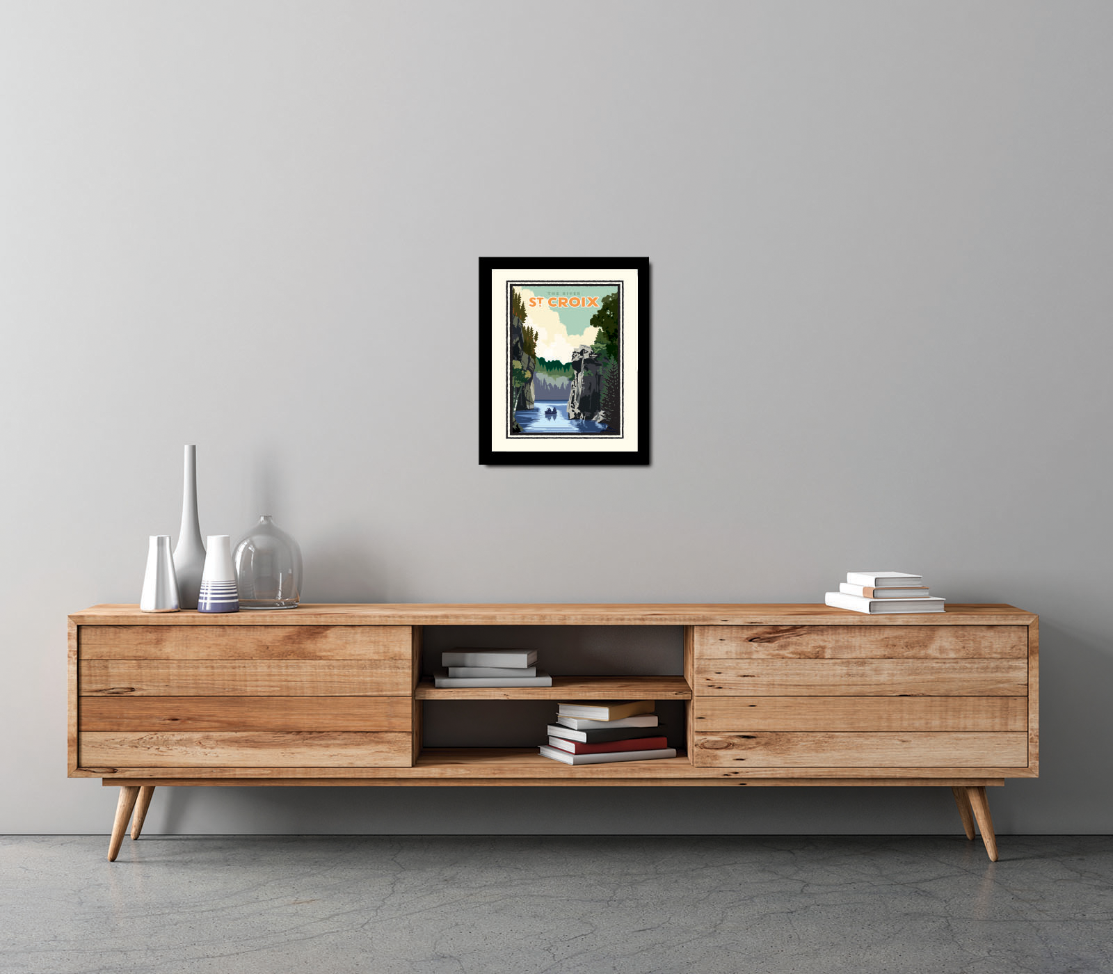 Landmark WI | St. Croix River Art Print - My American Goods