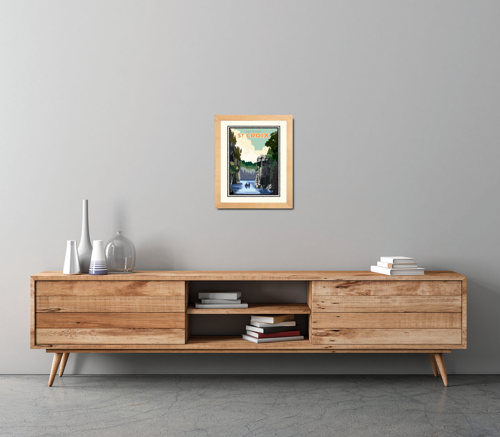 Landmark WI | St. Croix River Art Print - My American Goods