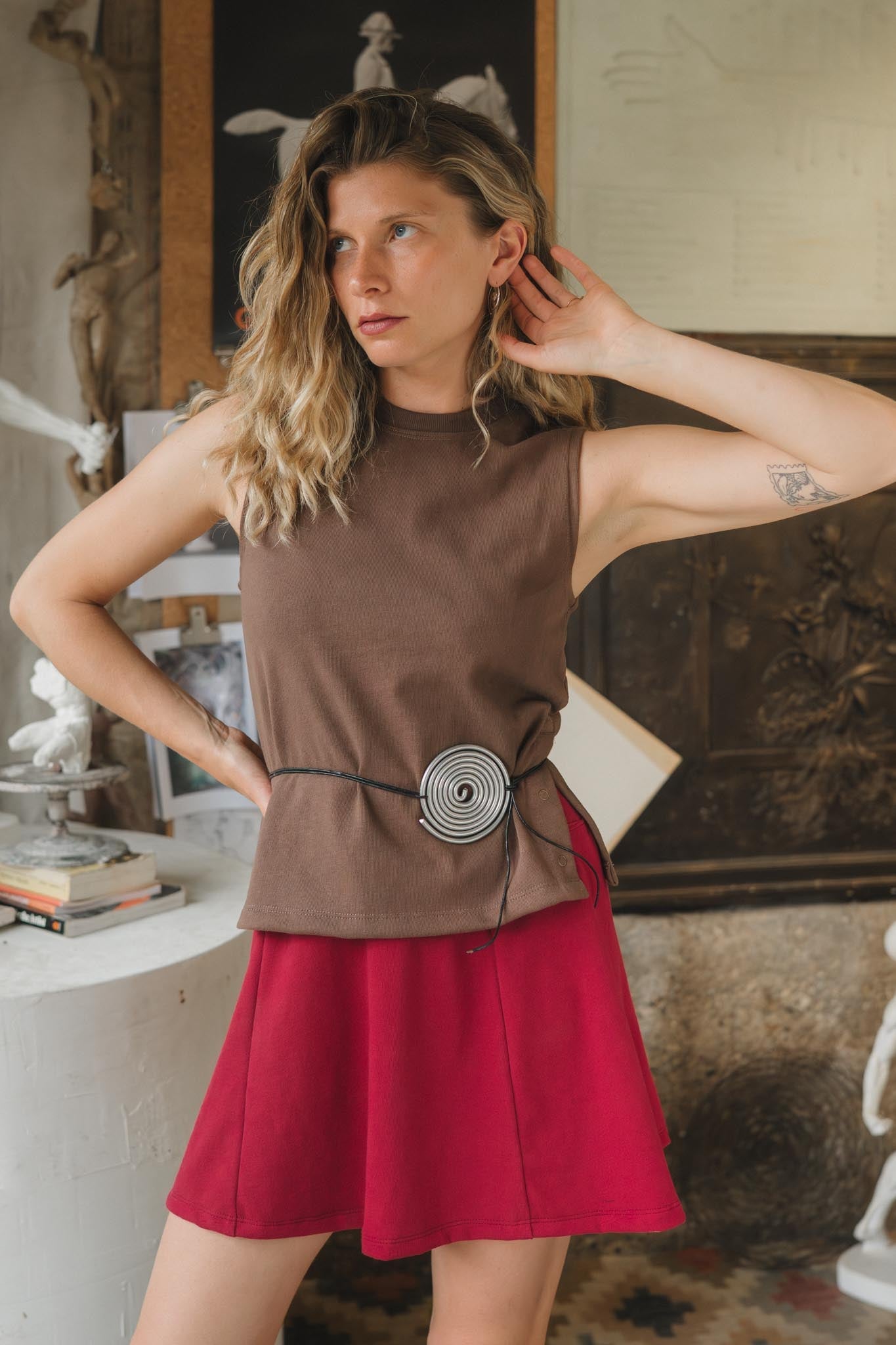 Siren Skirt in Madder
