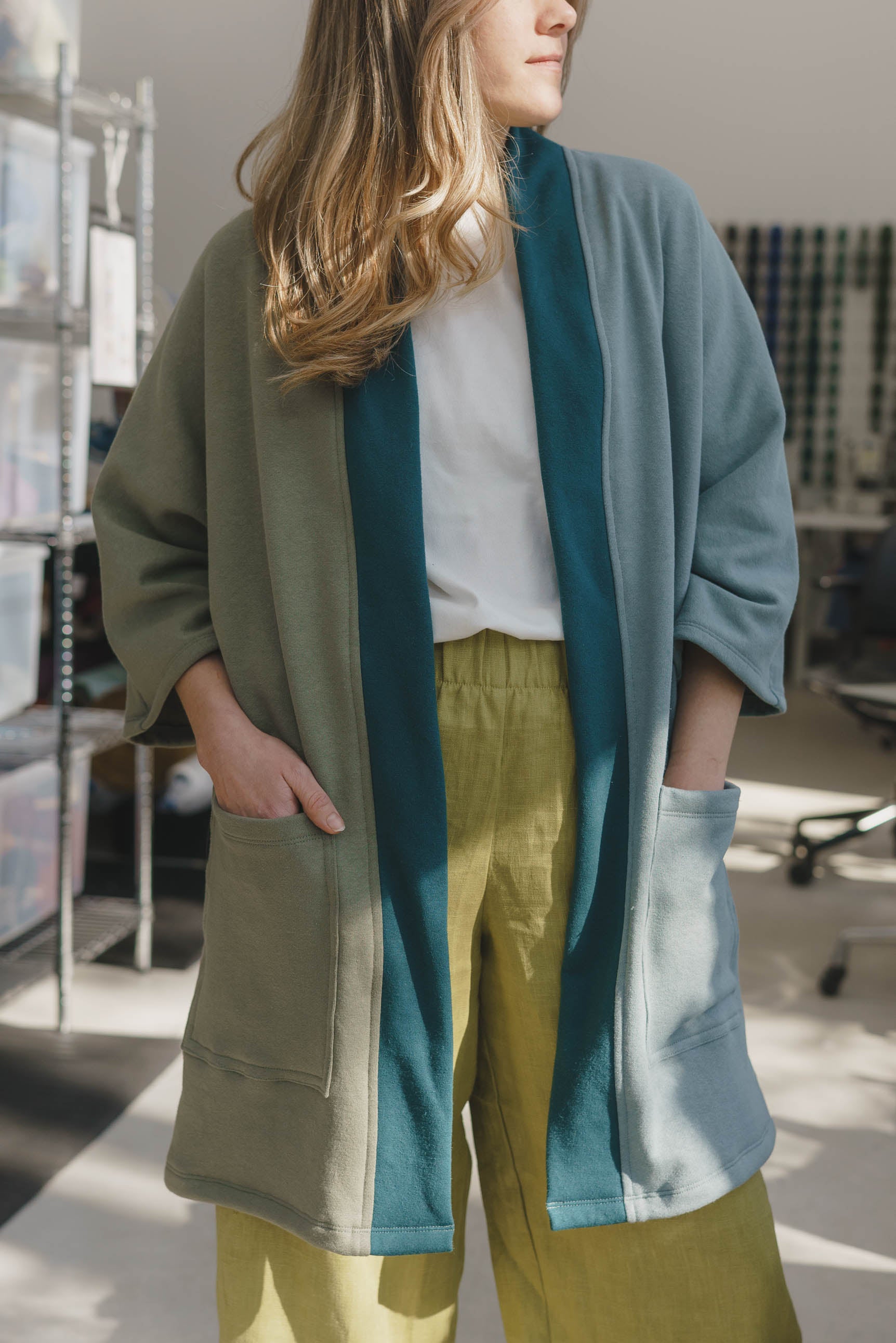 Timberline Cardigan in Lakeside