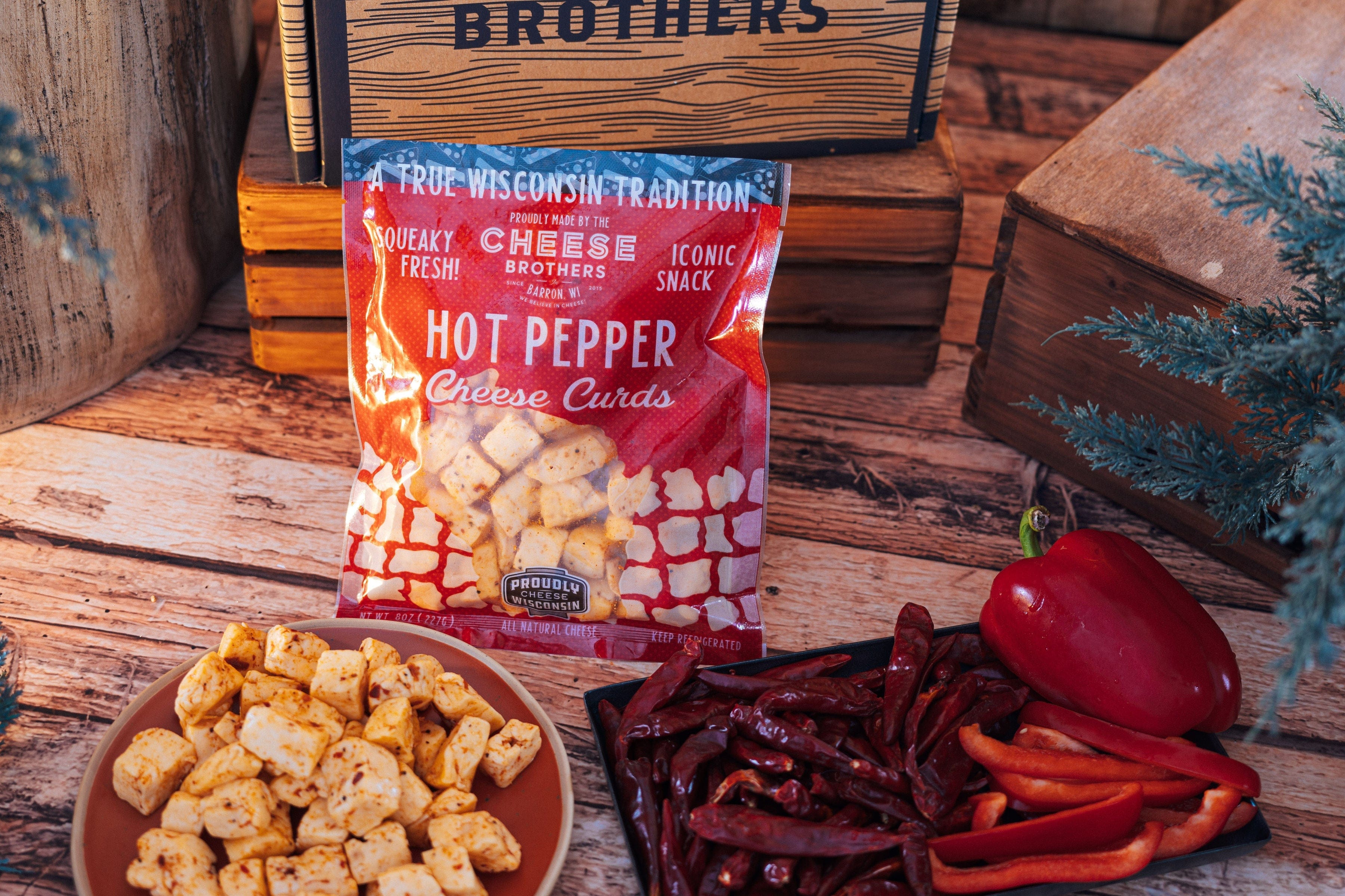 Cheese Brothers, Inc. Cheese Curds Hot Pepper Cheese Curds *Ships Fresh Daily*