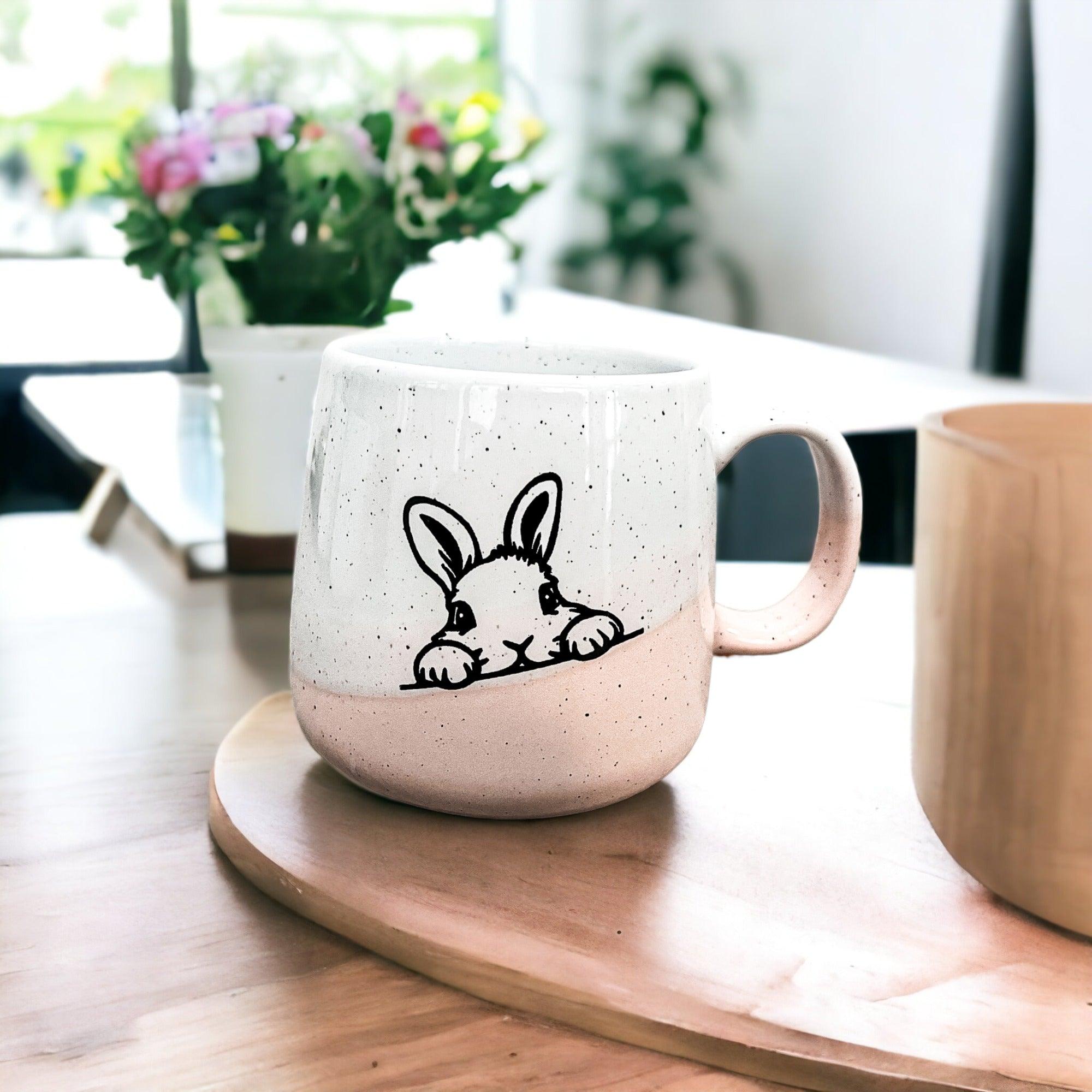 Gia Roma Coffee Mug, Farmhouse Bunny Love
