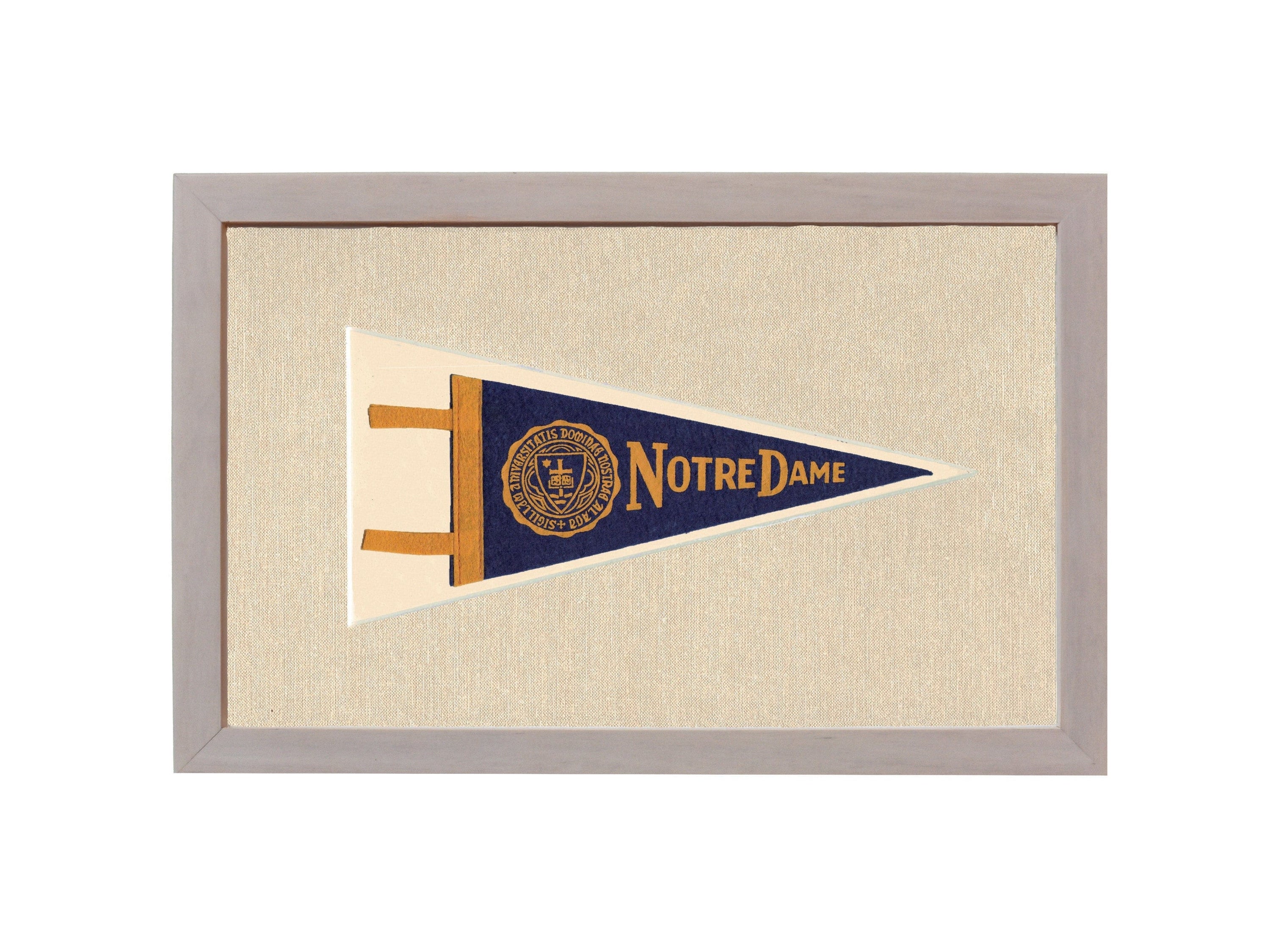 Americana Memories Vintage Pennants and Memorabilia Vintage Notre Dame Pennant