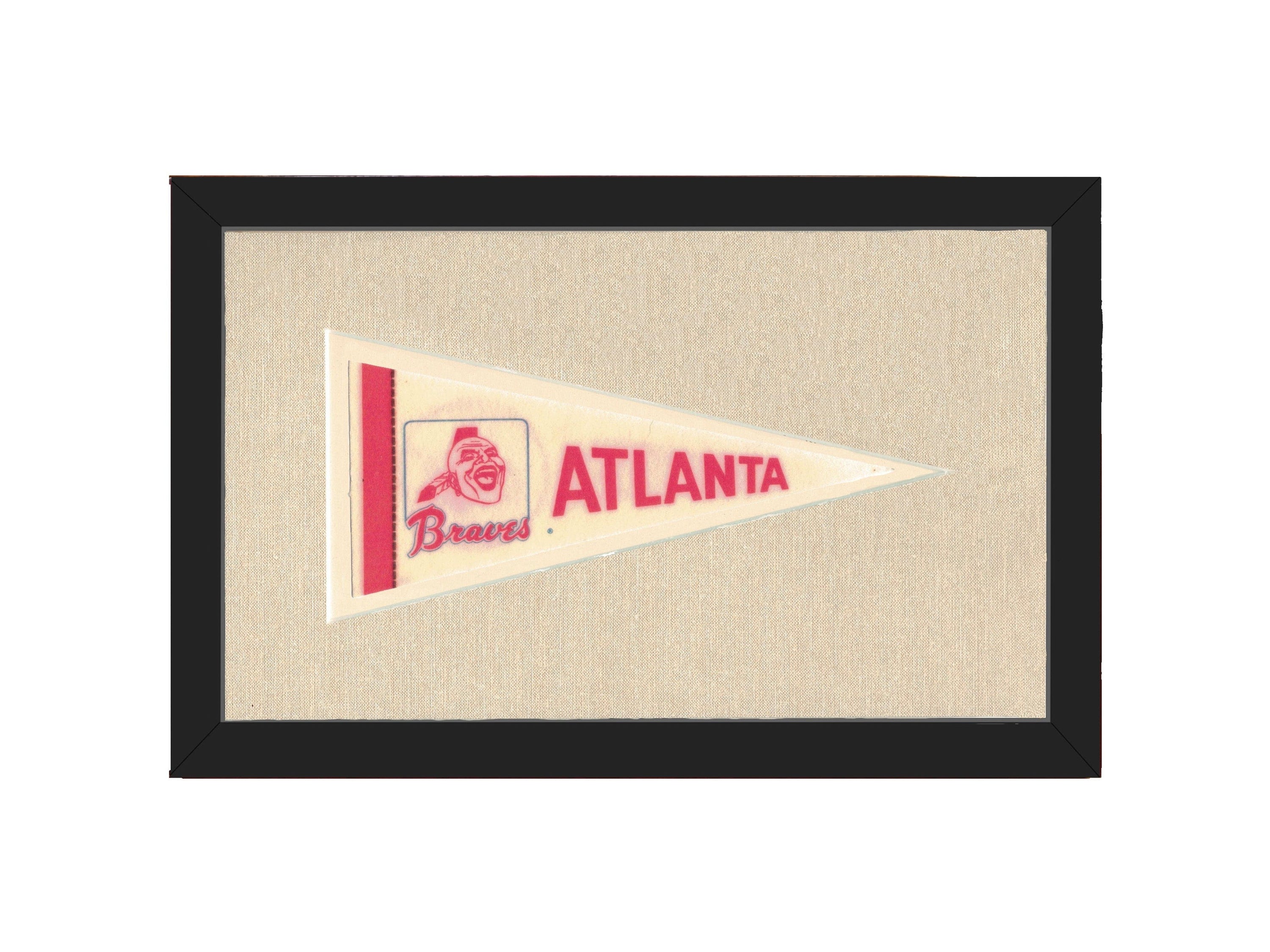 Americana Memories Vintage Pennants and Memorabilia Vintage Atlanta Braves Pennant