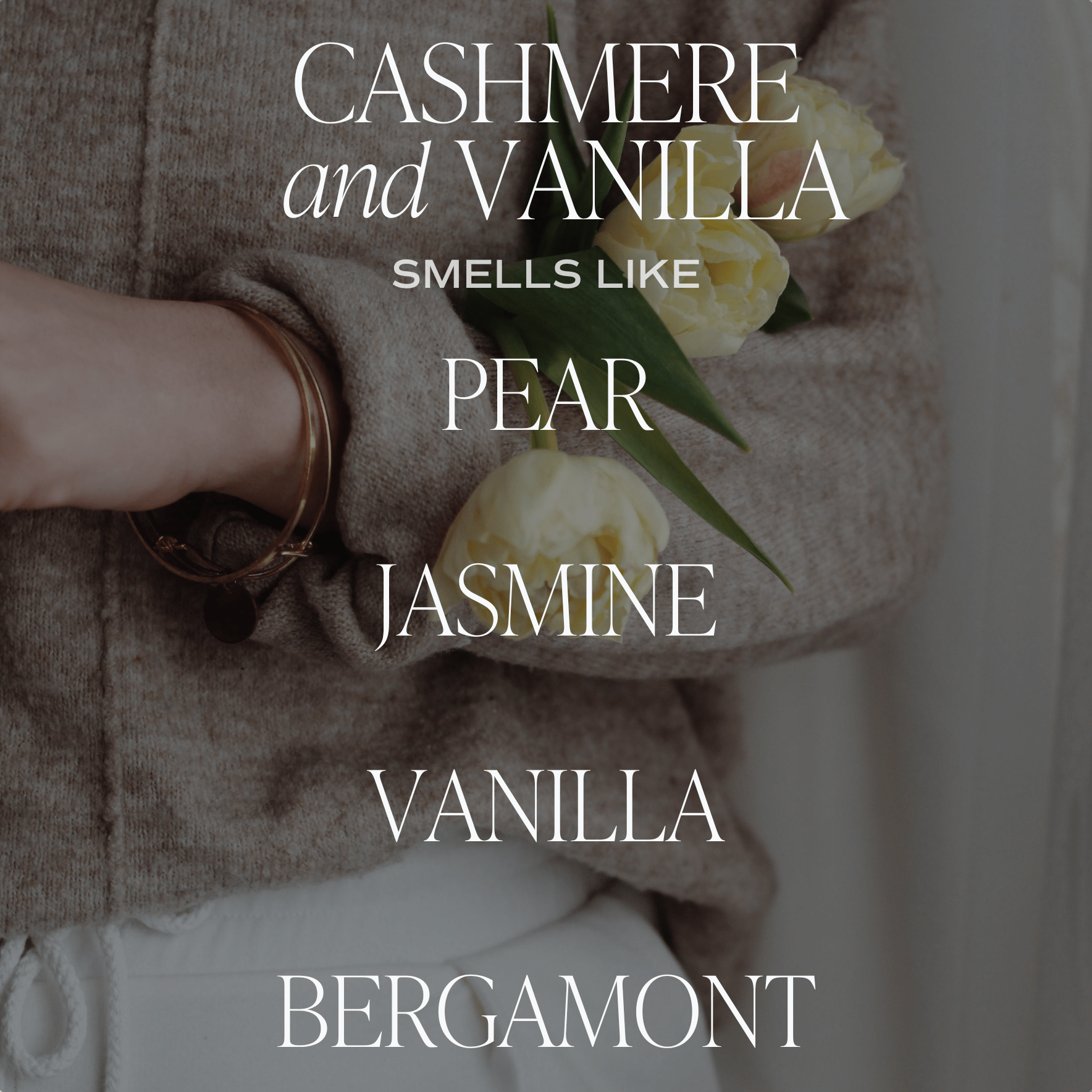 Cashmere and Vanilla Soy Candle - White Jar - 11 oz - My American Goods