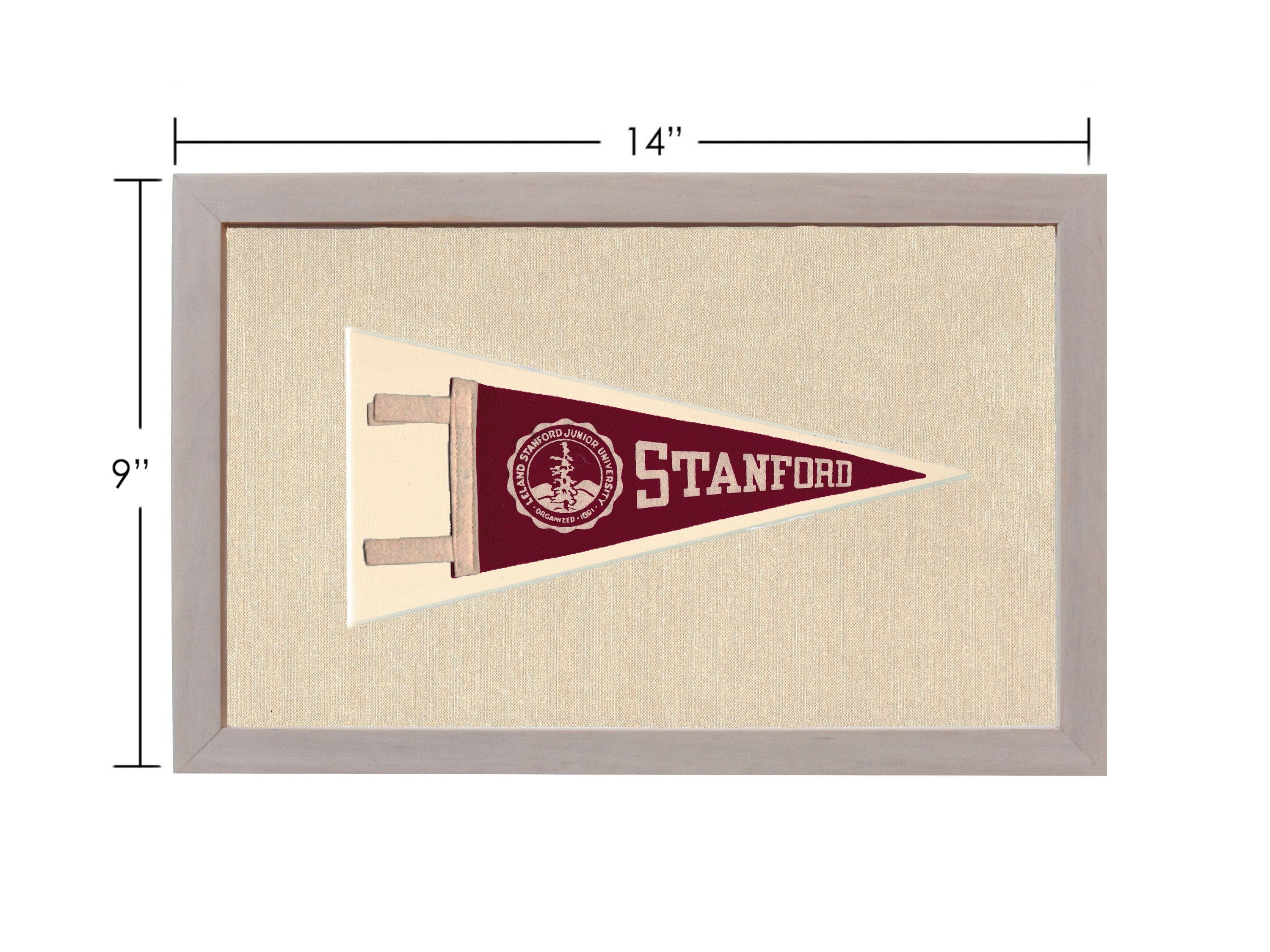 Americana Memories Vintage Pennants and Memorabilia Vintage Stanford University Pennant
