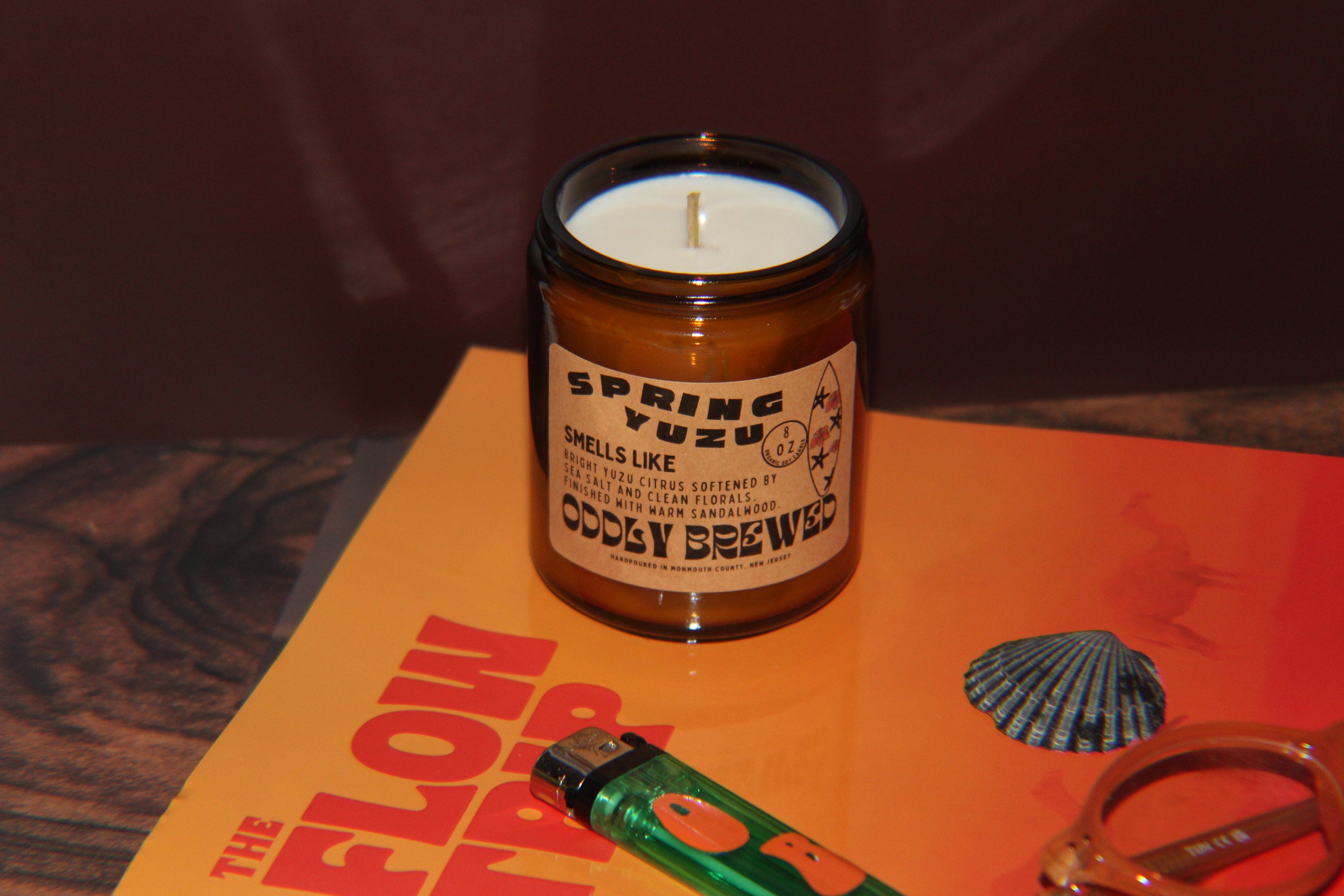 Oddly Brewed Candles Spring Yuzu Soy Candle