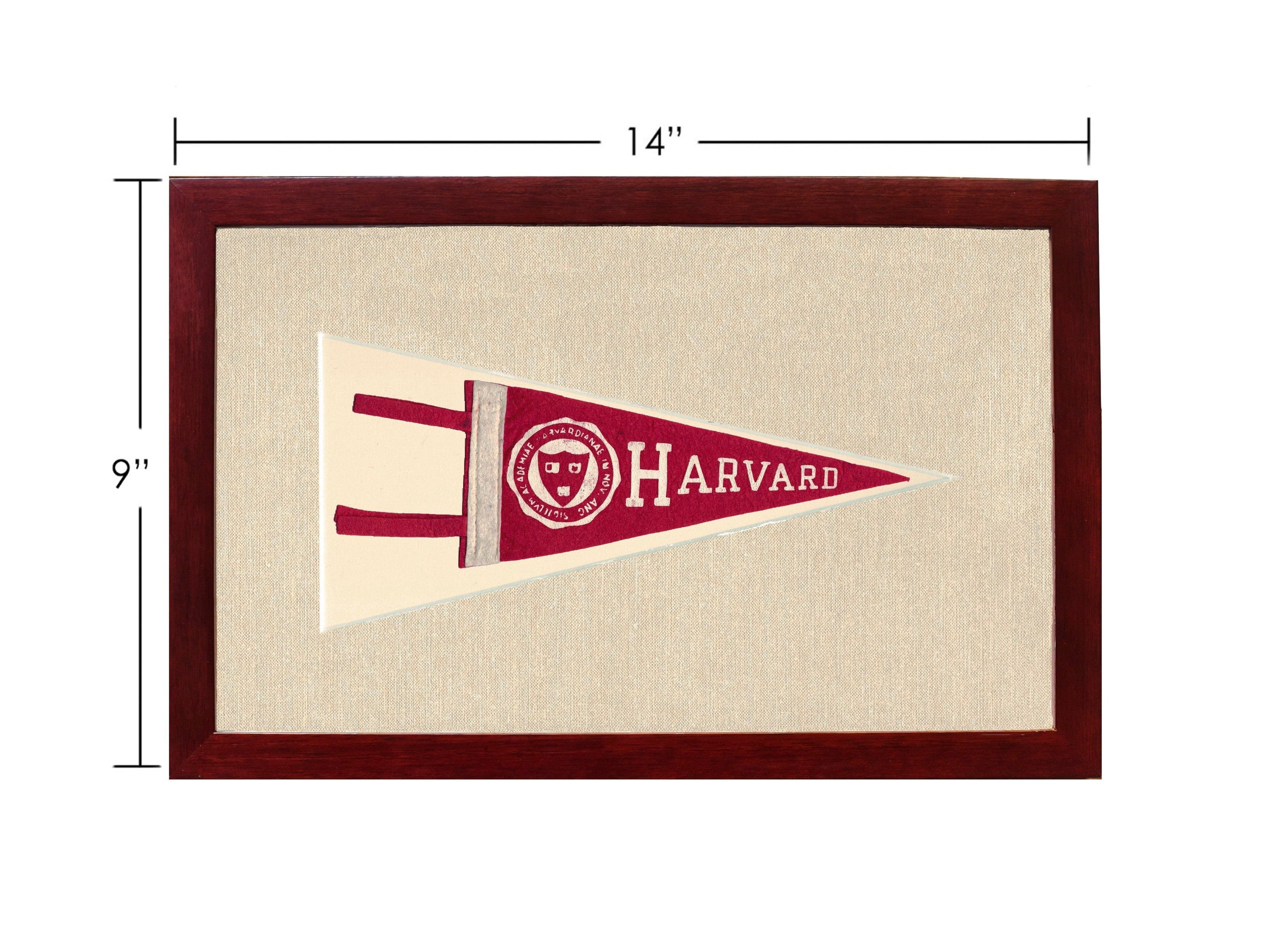 Americana Memories Vintage Pennants and Memorabilia Vintage Harvard Pennant