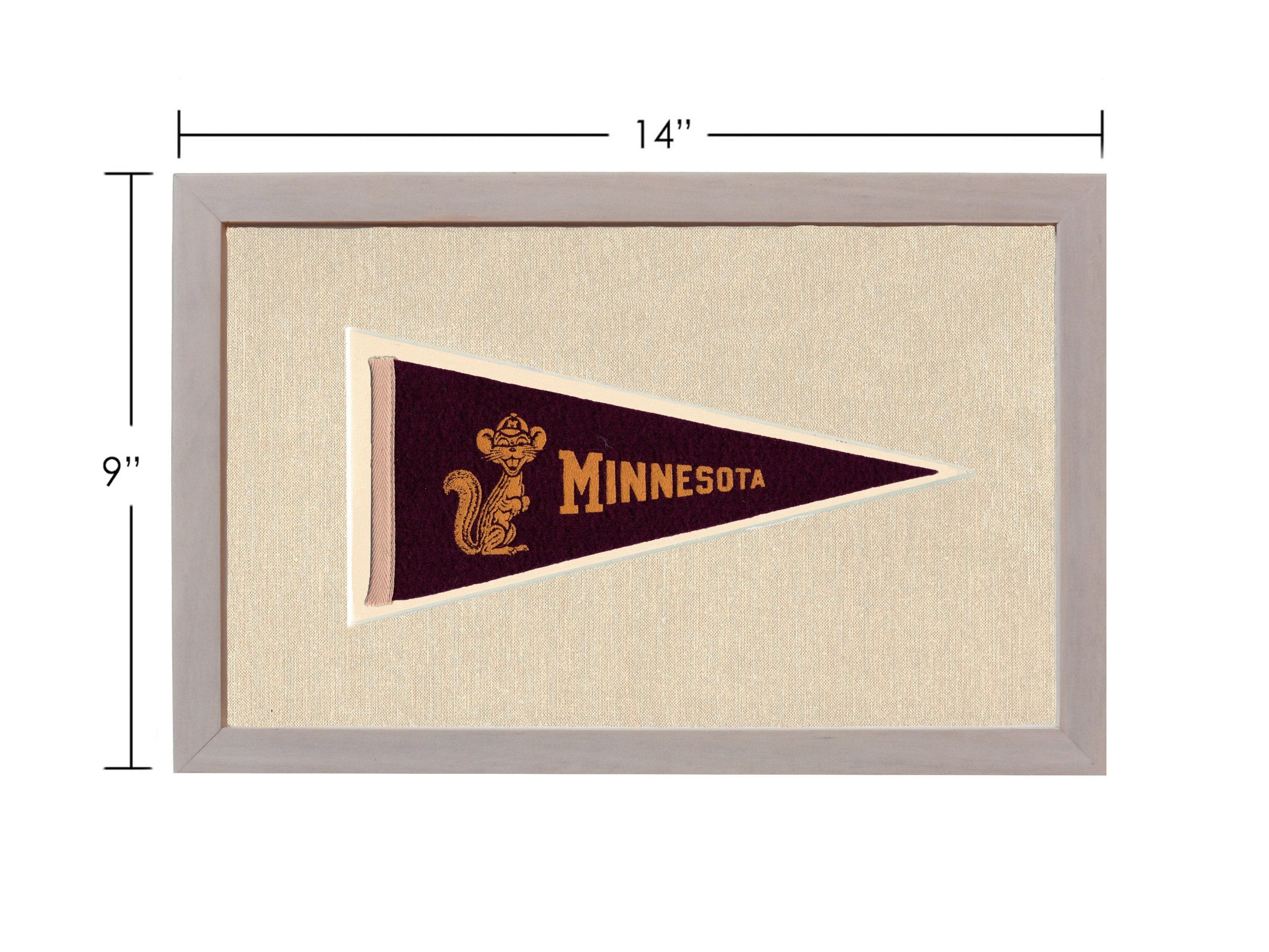 Americana Memories Vintage Pennants and Memorabilia Vintage Minnesota Pennant