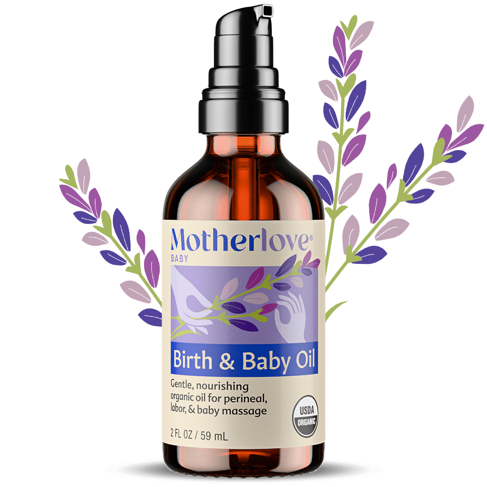 Motherlove Herbal Company Baby 2 oz Birth & Baby Oil
