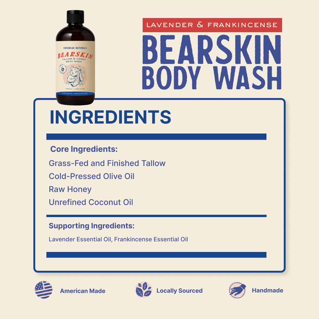 Papabear Bearskin Body Wash - My American Goods
