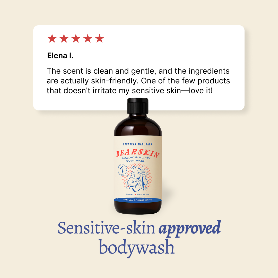 Papabear Bearskin Body Wash - My American Goods