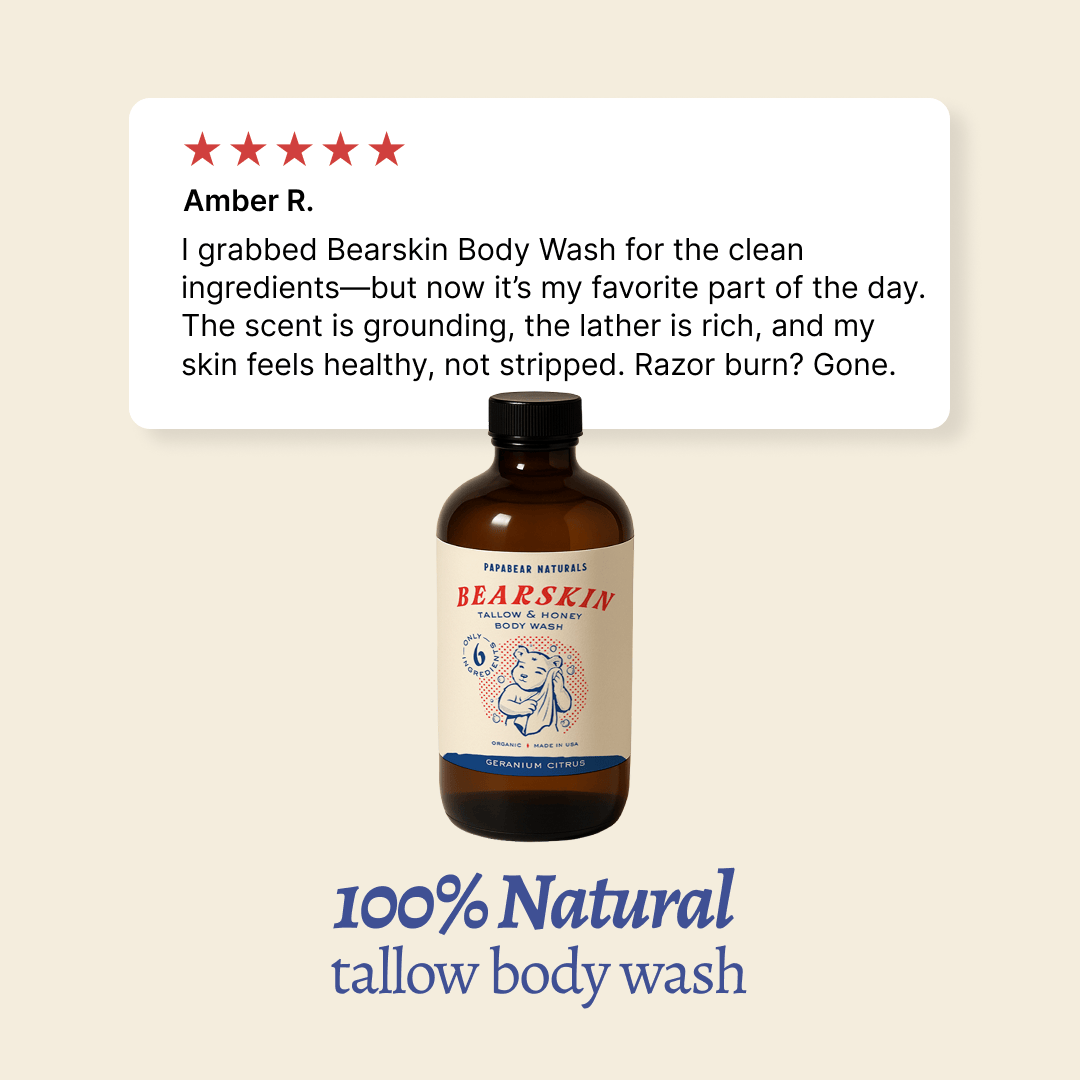 PapaBear Naturals Papabear Bearskin Body Wash 16 oz