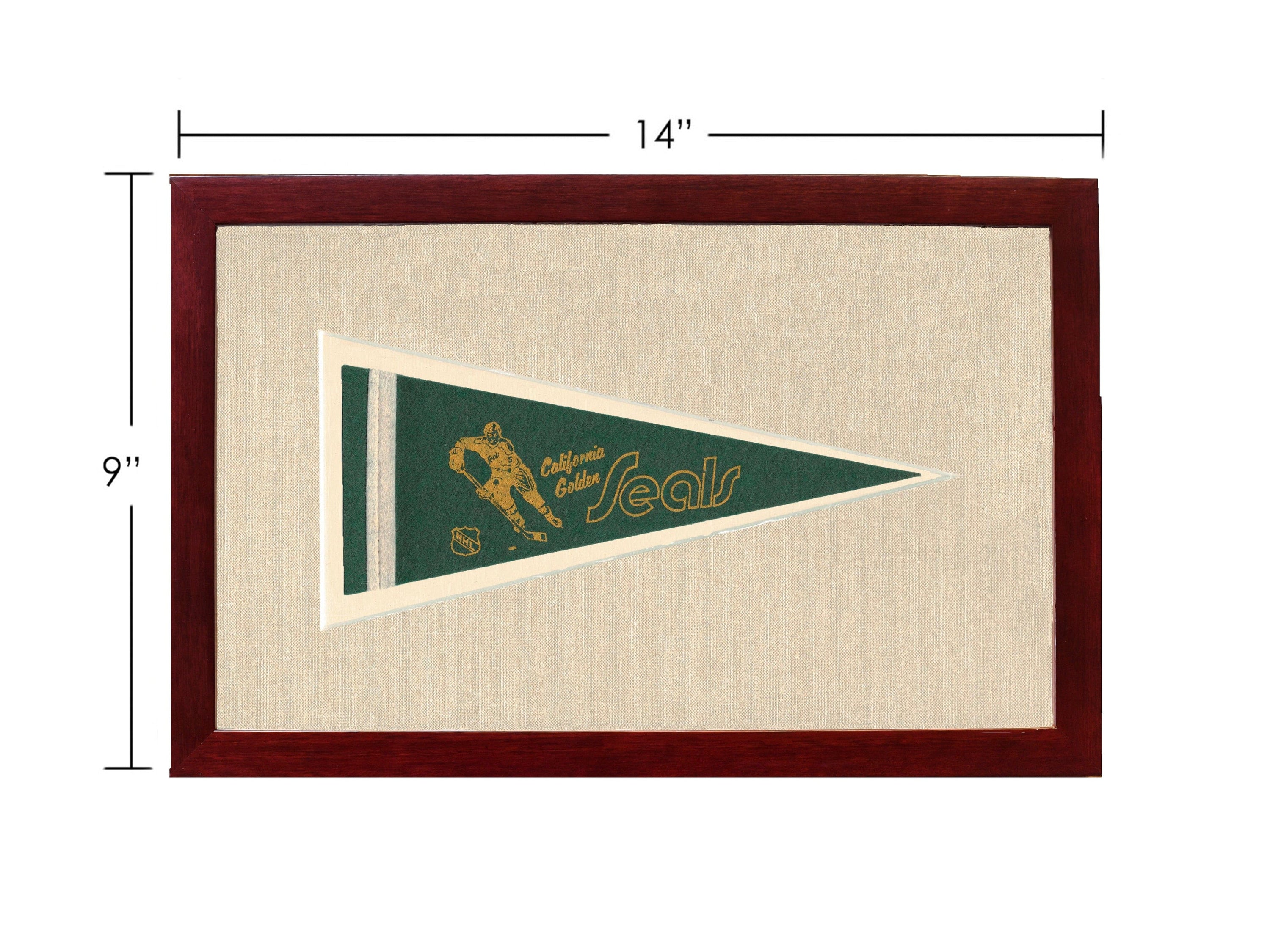 Americana Memories Vintage Pennants and Memorabilia Vintage California Golden Seals Pennant