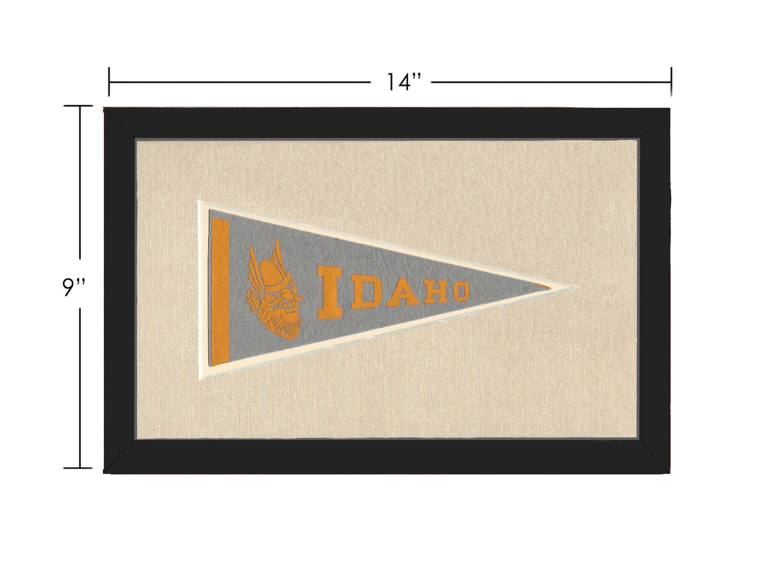 Americana Memories Vintage Pennants and Memorabilia Vintage University of Idaho Pennant
