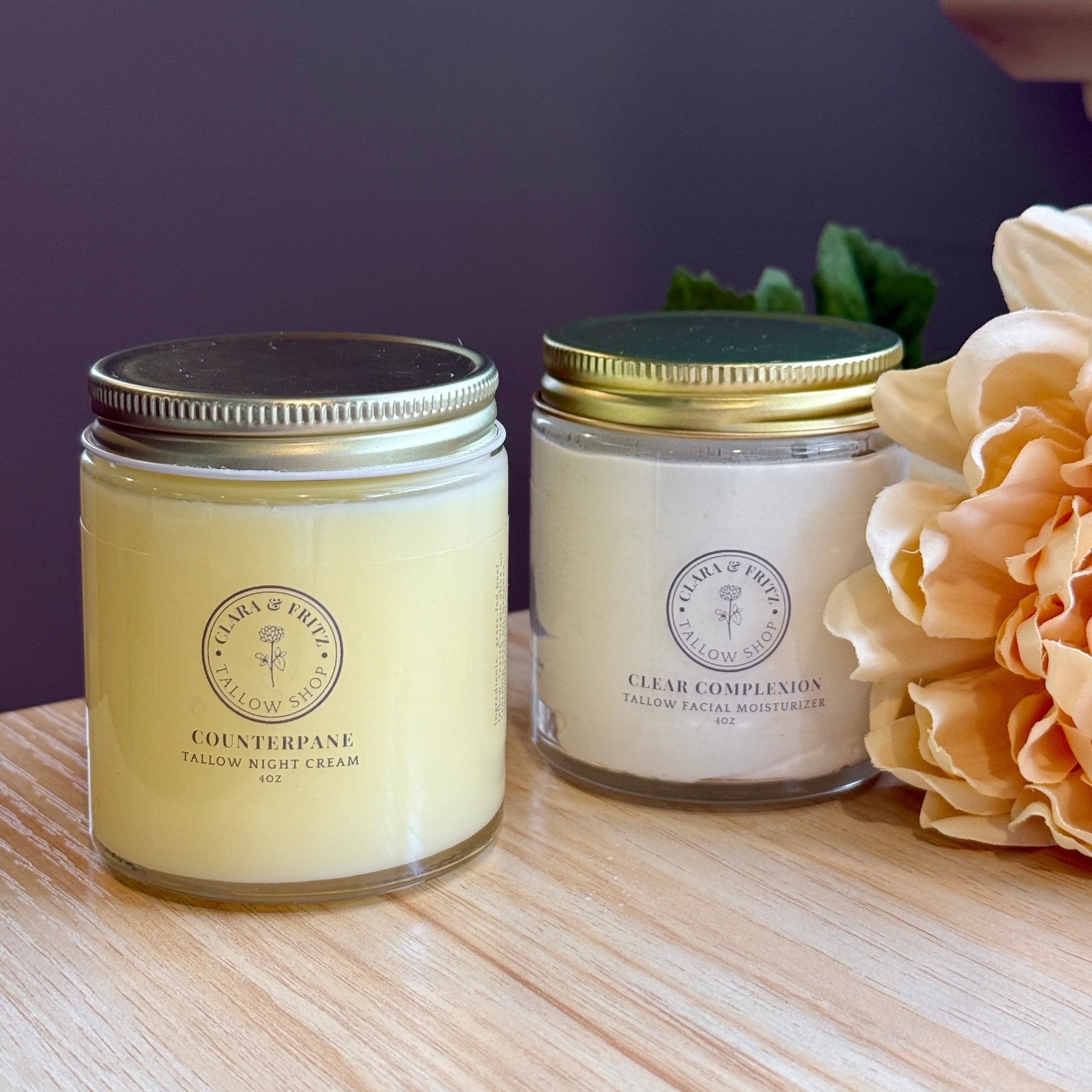 Clara & Fritz Tallow Shop Skincare Bundle Clara & Fritz Day & Night Duo