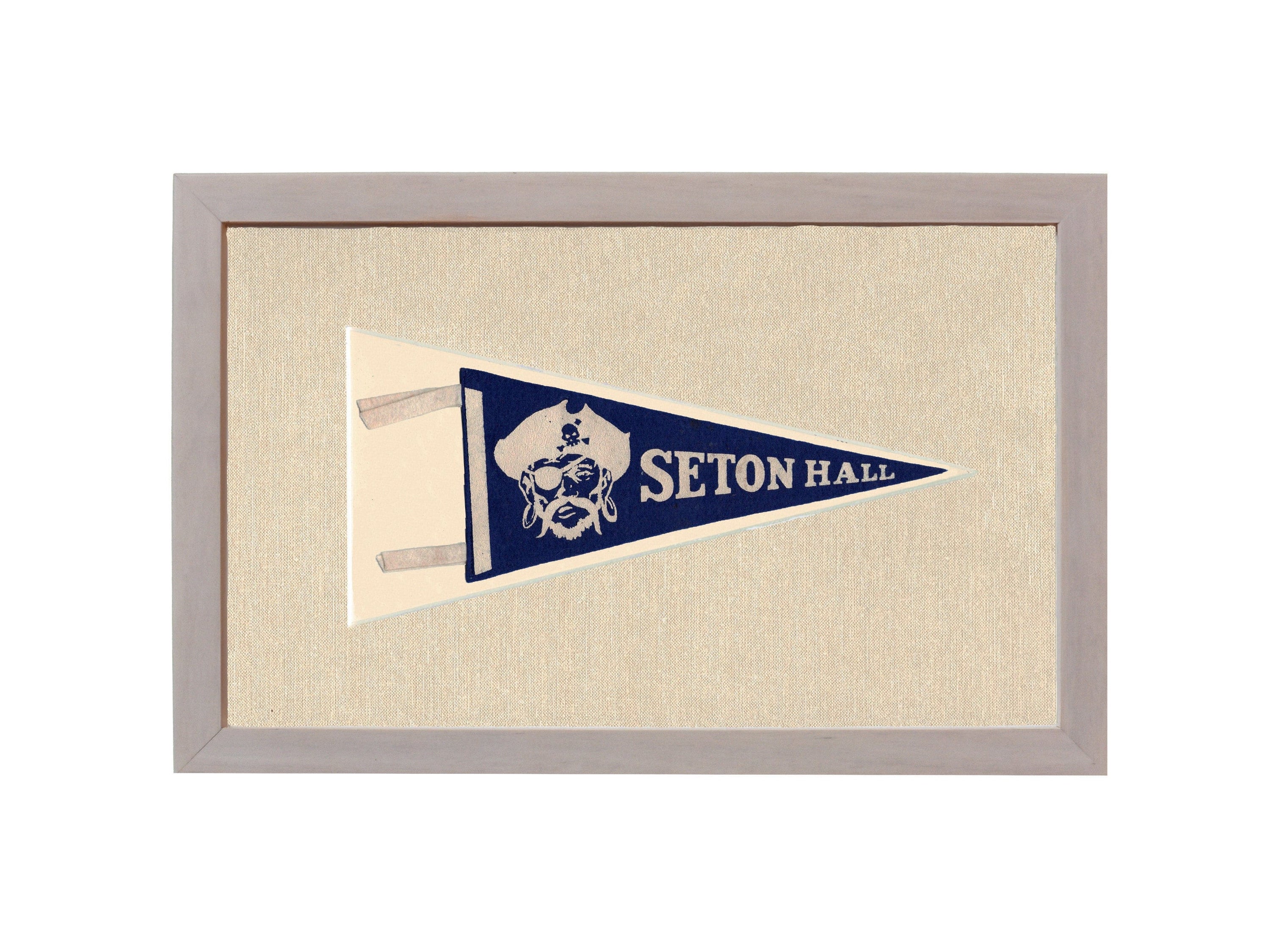 Americana Memories Vintage Pennants and Memorabilia Vintage Seton Hall University Pennant