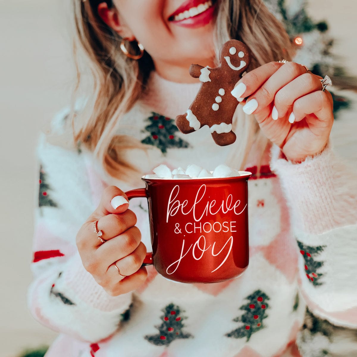 Gia Roma Coffee Mug, Believe & Joy Mug