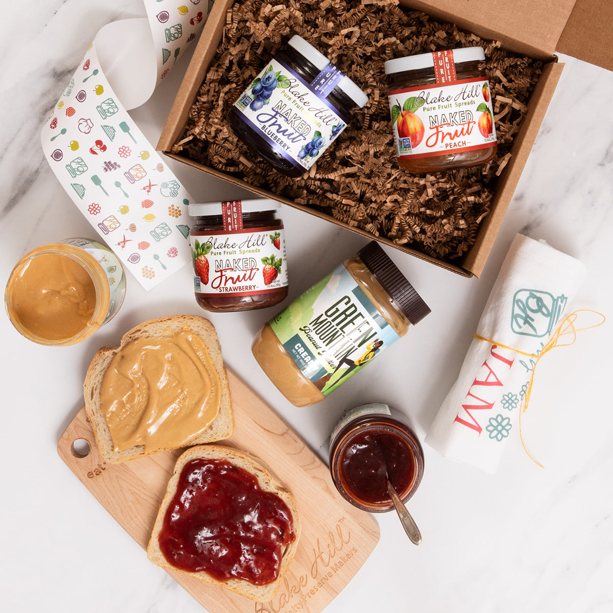 Homemade PB & Jam Kit