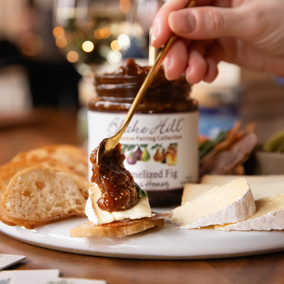 Caramelized Fig with Pear & Honey