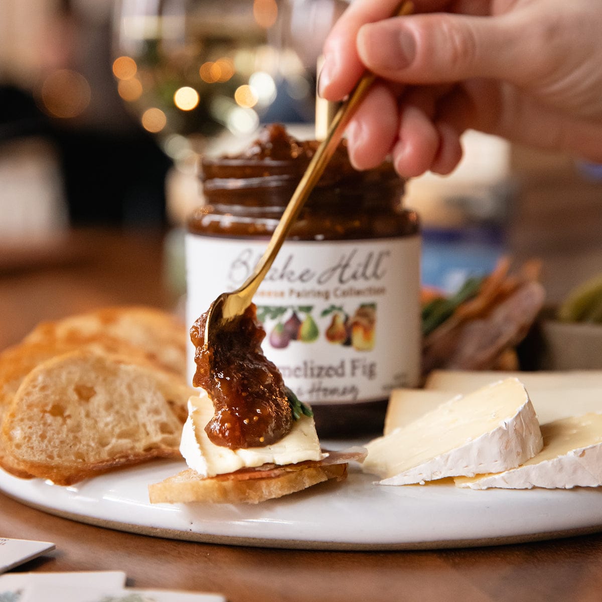 Caramelized Fig with Pear & Honey