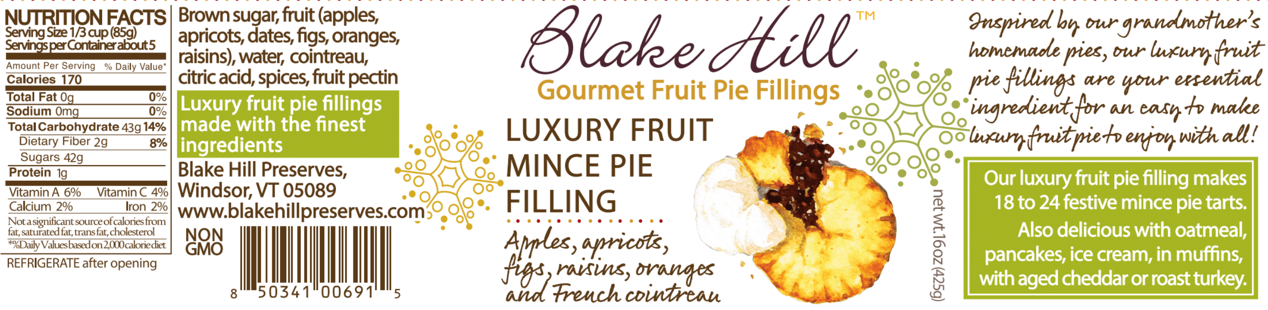 Blake Hill Preserves jam Fruit Mince Pie Filling 16 oz