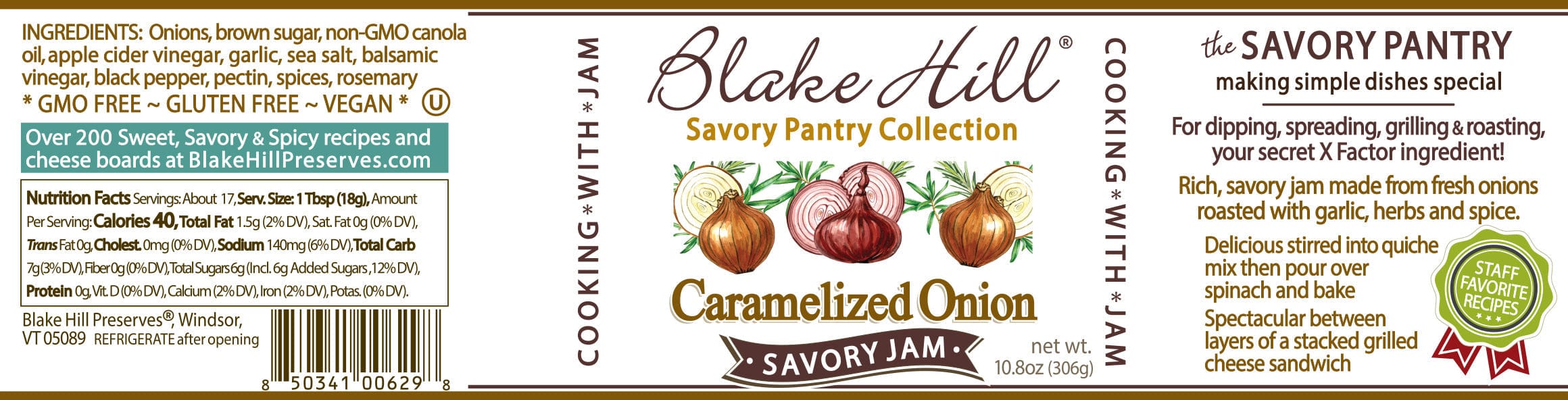 Blake Hill Preserves jam Caramelized Onion Savory Jam