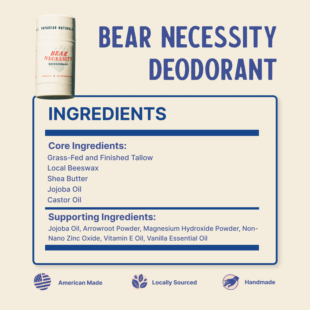 Papabear - Bear Necessity Deodorant - My American Goods