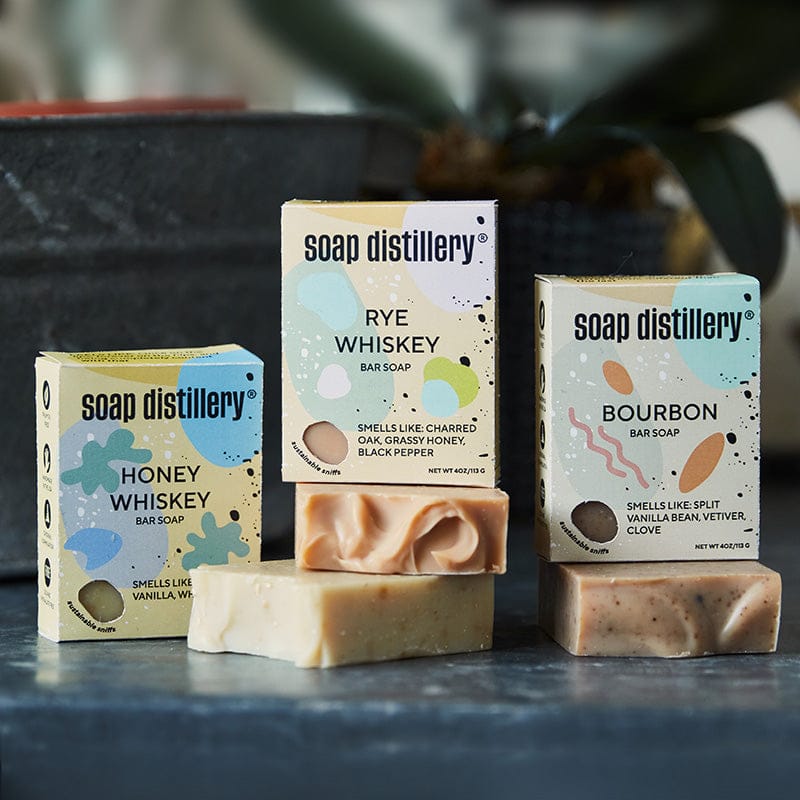 Honey Whiskey Bar Soap - My American Goods