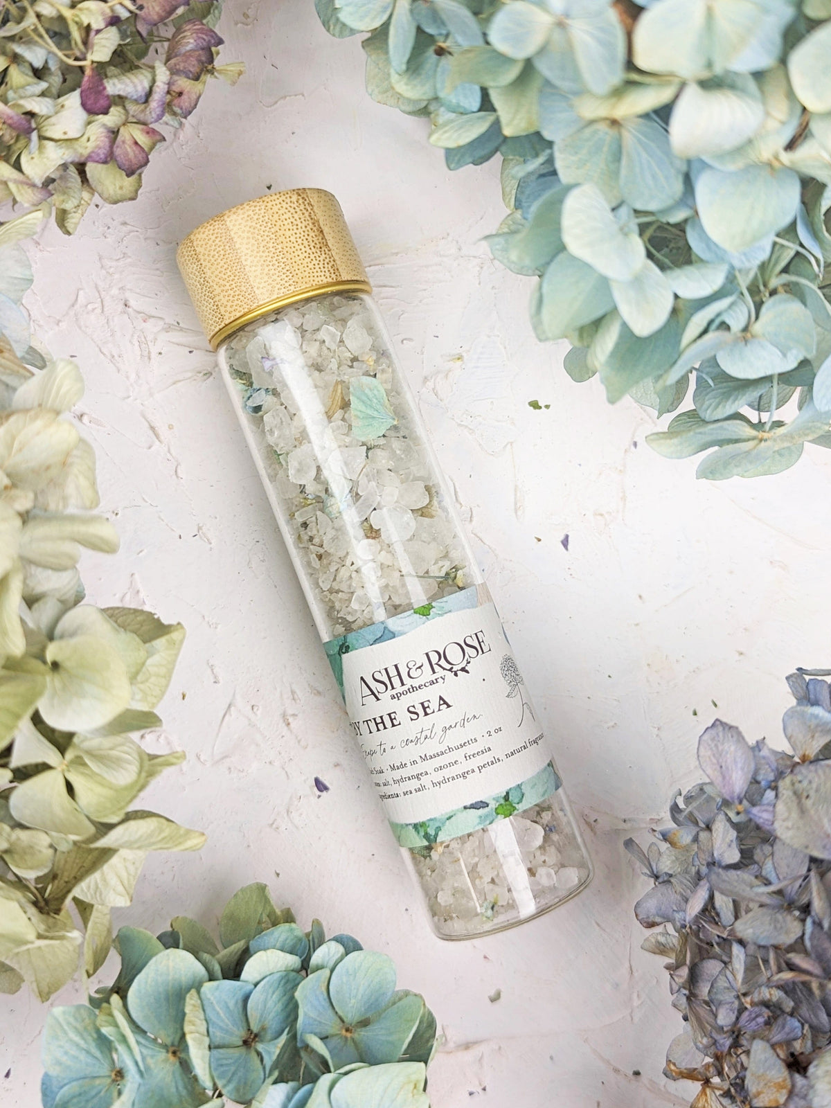 Ash & Rose Bath Soak BY THE SEA Bath Soak Vial