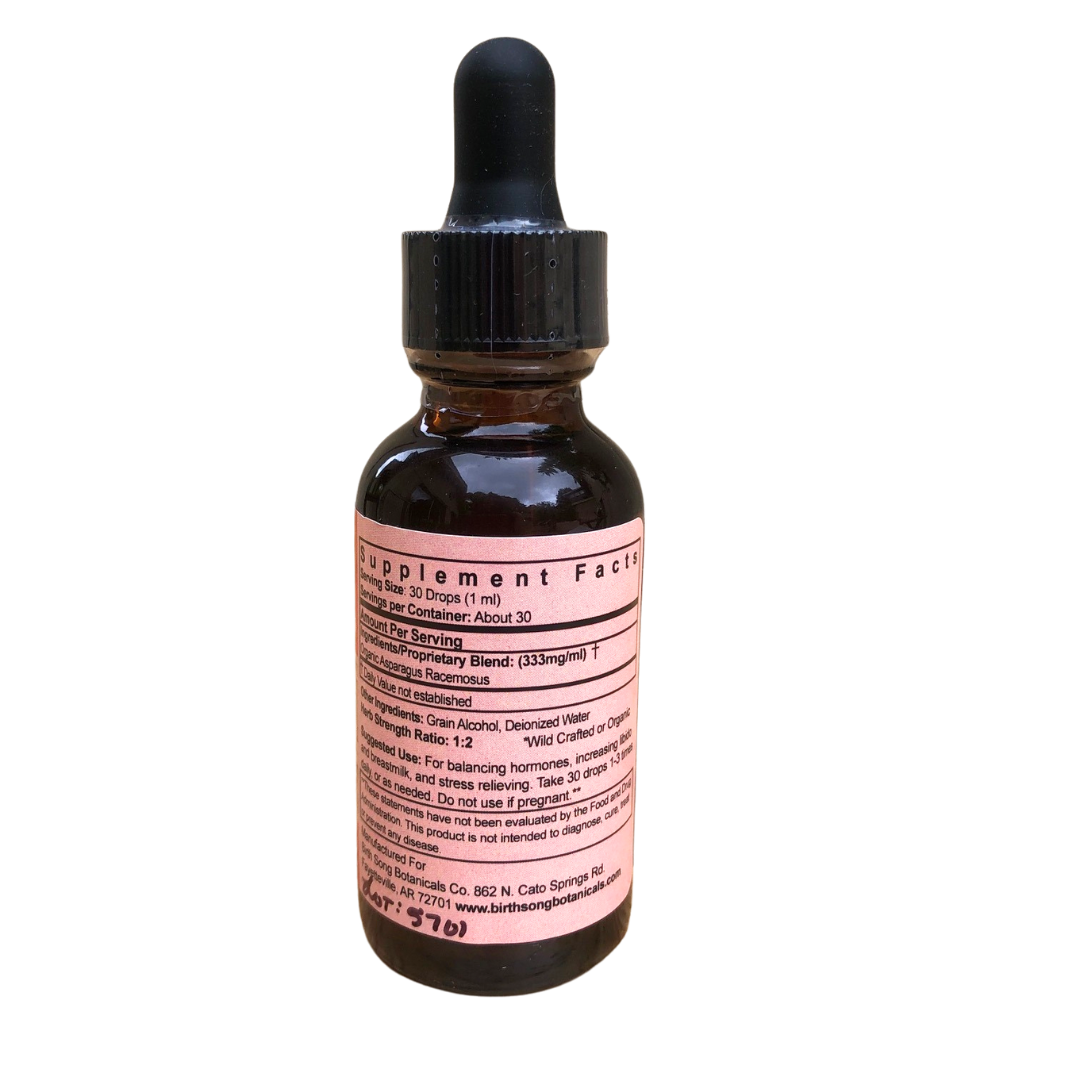 Shatavari Root Tincture Herbal Supplement for Lactation and Hormone Harmony In Women 1 oz. - My American Goods