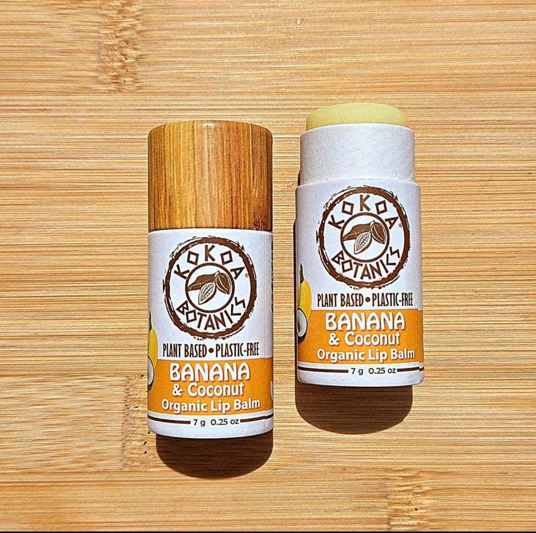 Banana and Coconut - Organic Lip Balm .25 oz