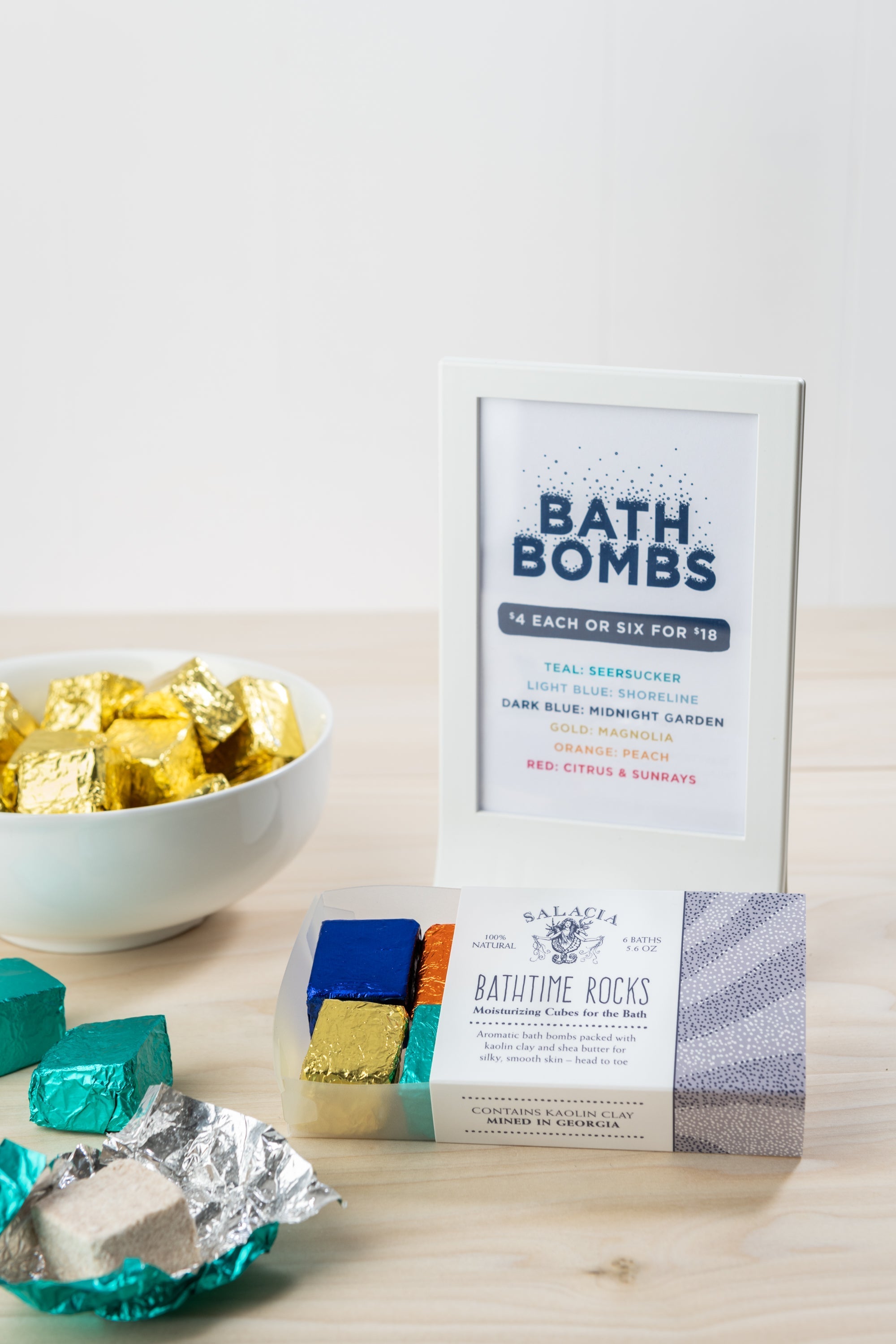Lemon Lavender BathTime Rocks - Gift Set - My American Goods