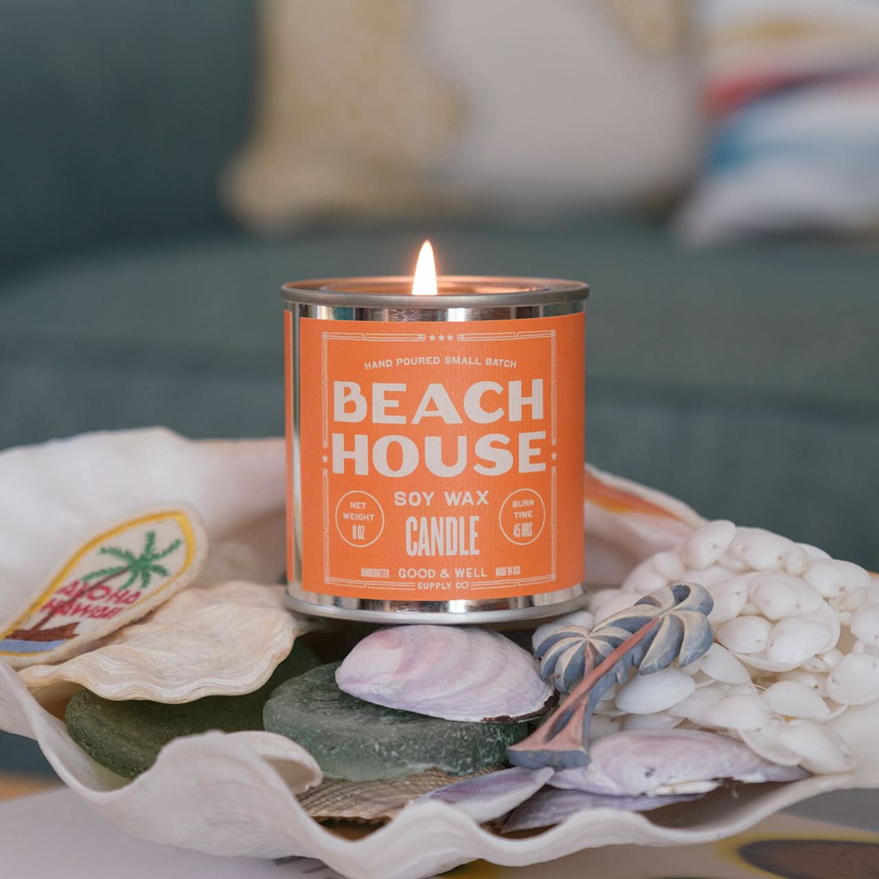 Beach House Happy Place Candle - My American Goods