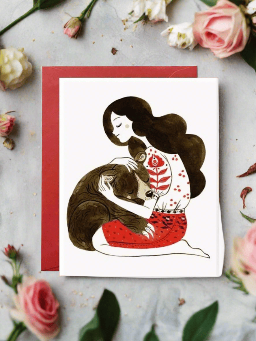 Ash & Rose Greeting & Note Cards Bear Hugs Greeting Card