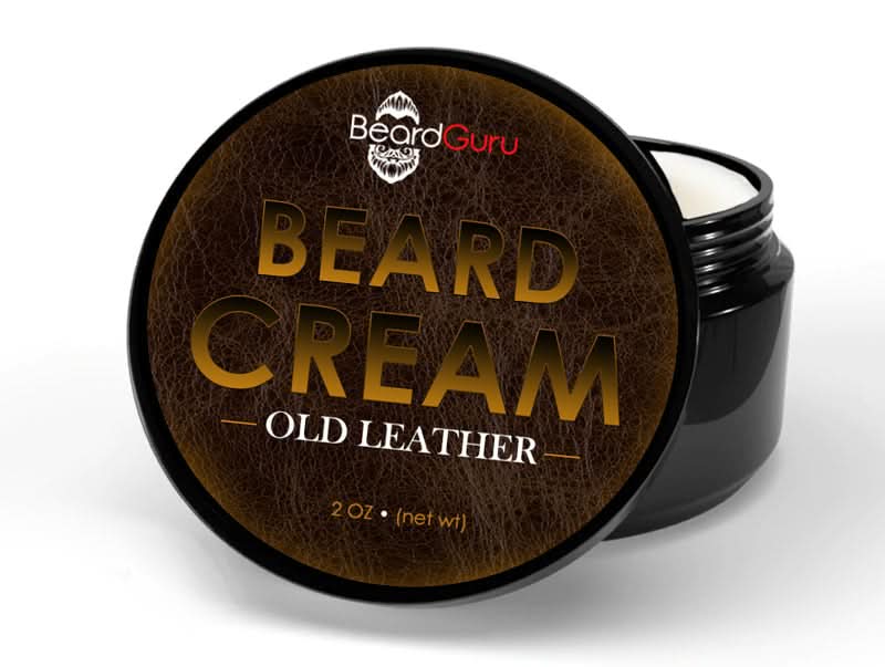 BeardGuru Old Leather Beard  Cream - My American Goods