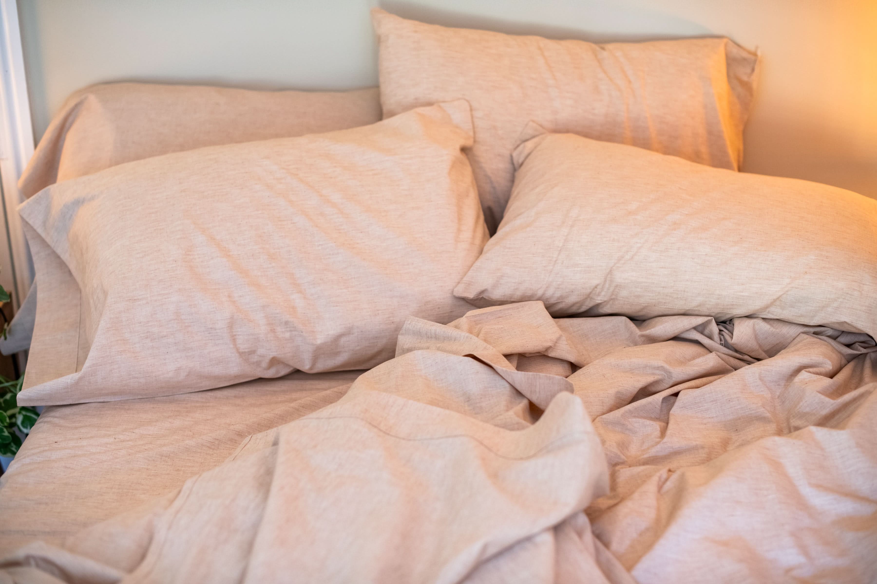 Natural Colored Cotton Bed Sheet Set - My American Goods