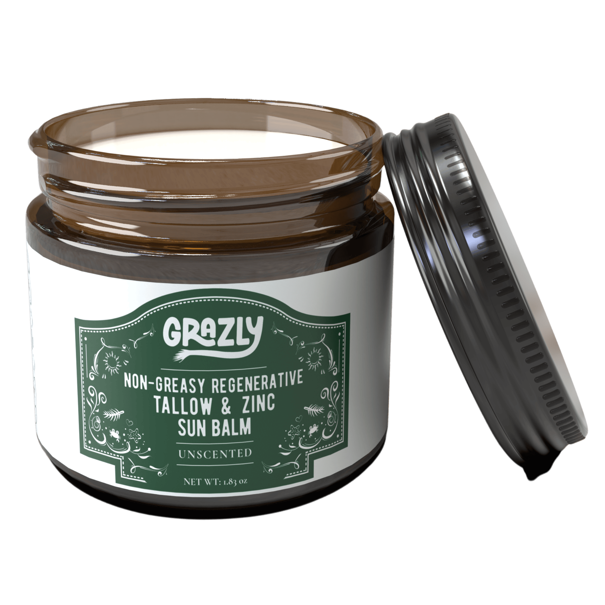 Grazly 1 Jar Regenerative Tallow & Zinc Sun Balm